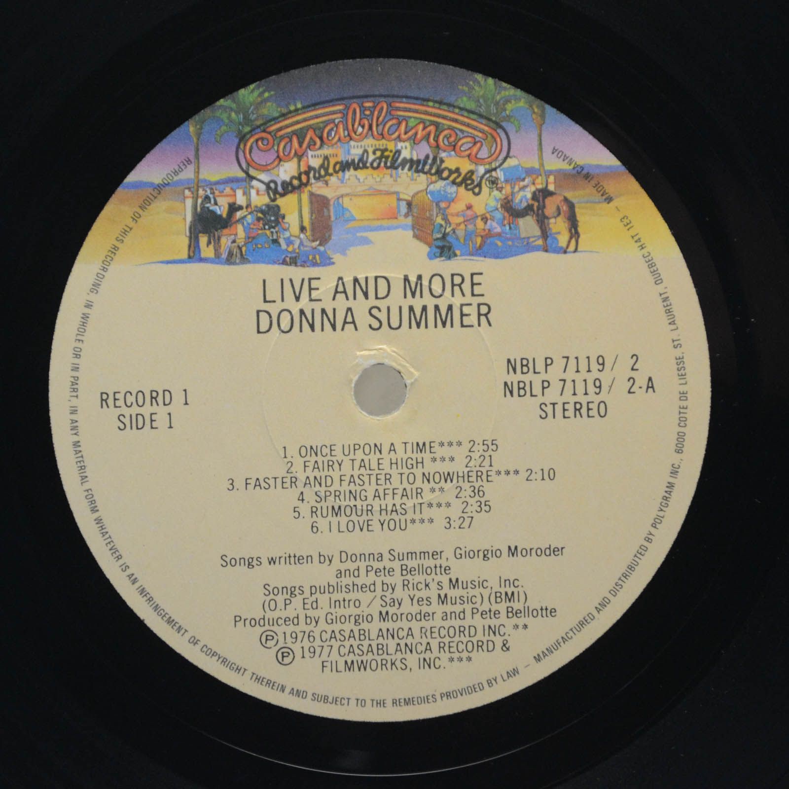 Donna Summer — Live And More (2LP), 1978