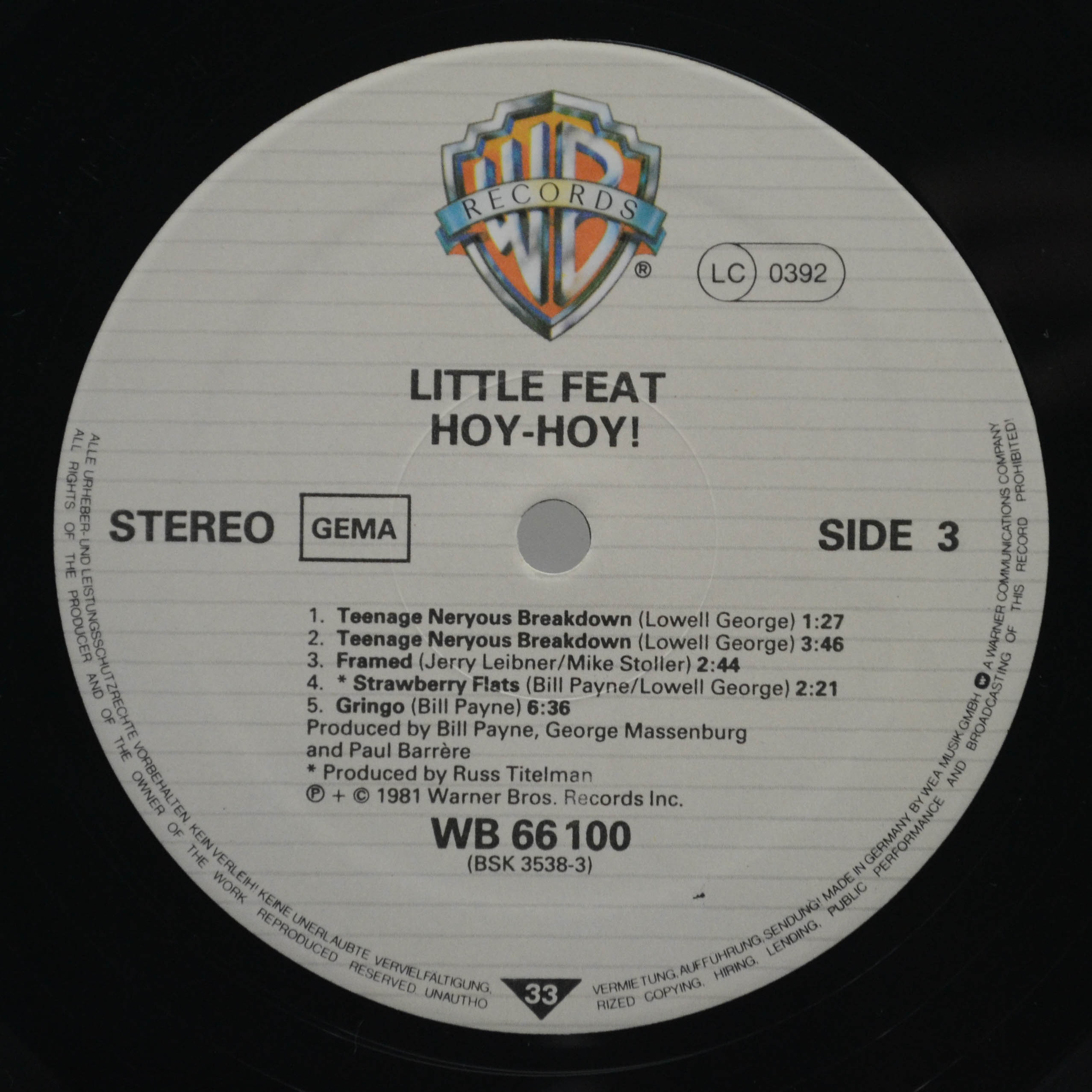 Little Feat — Hoy-Hoy! (2LP, booklet), 1981
