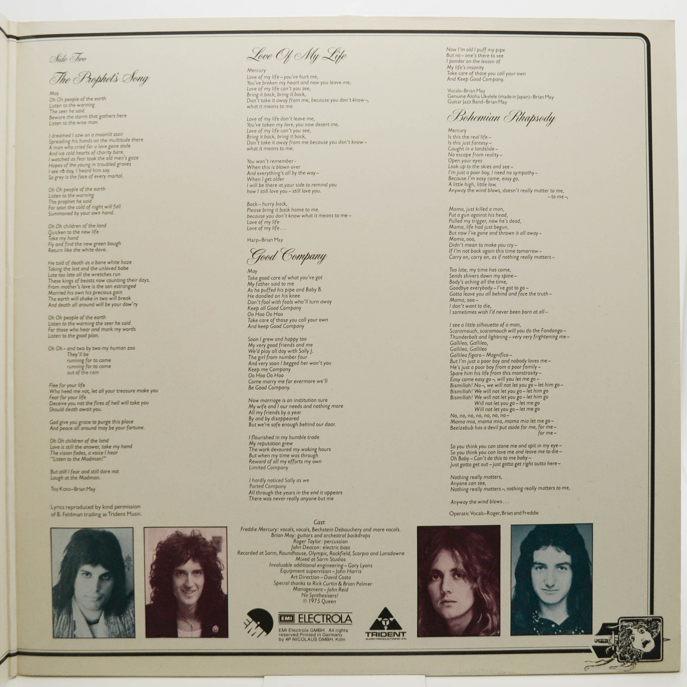 Queen — A Night At The Opera, 1975