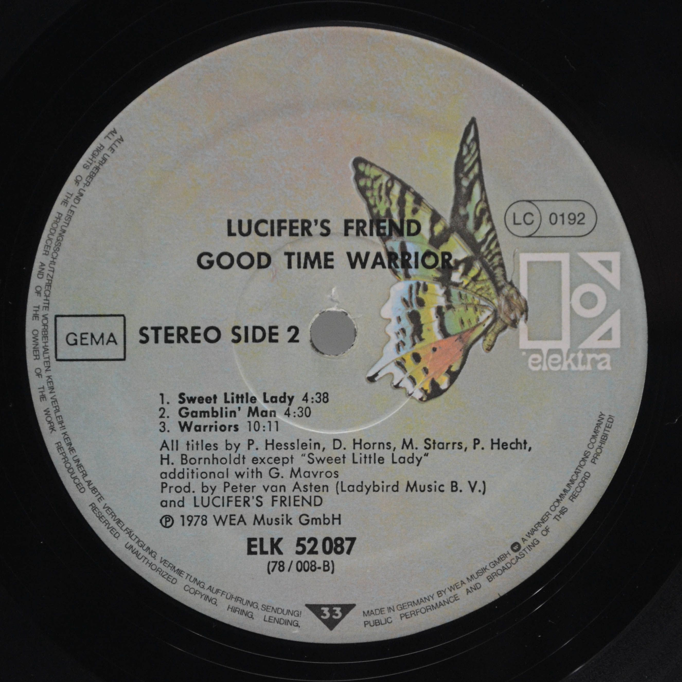 Lucifer's Friend — Good Time Warrior, 1978