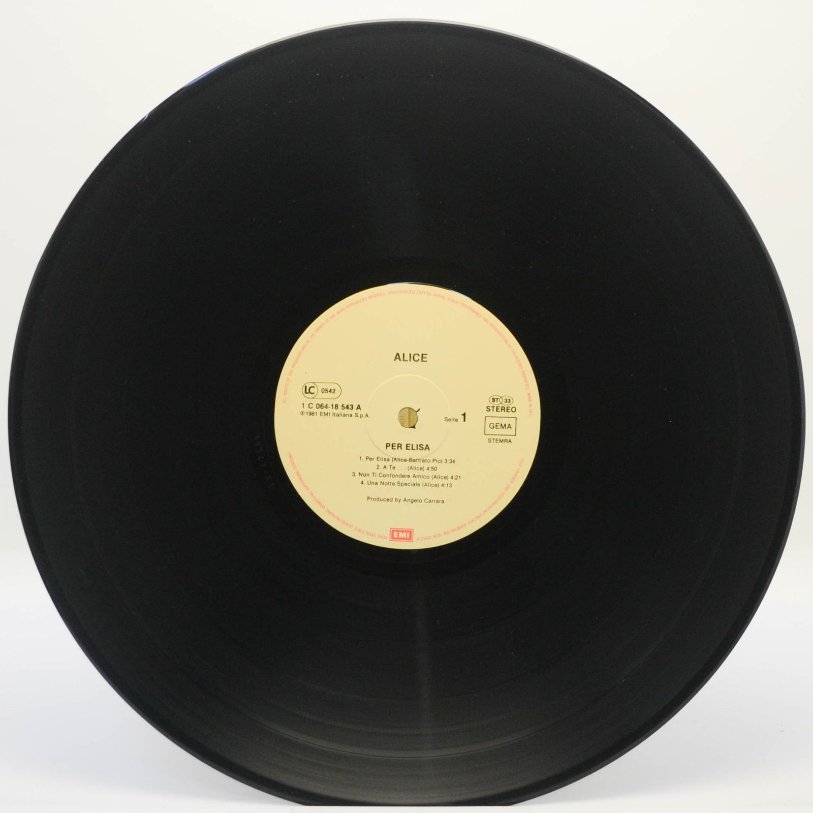 Alice — Per Elisa, 1981