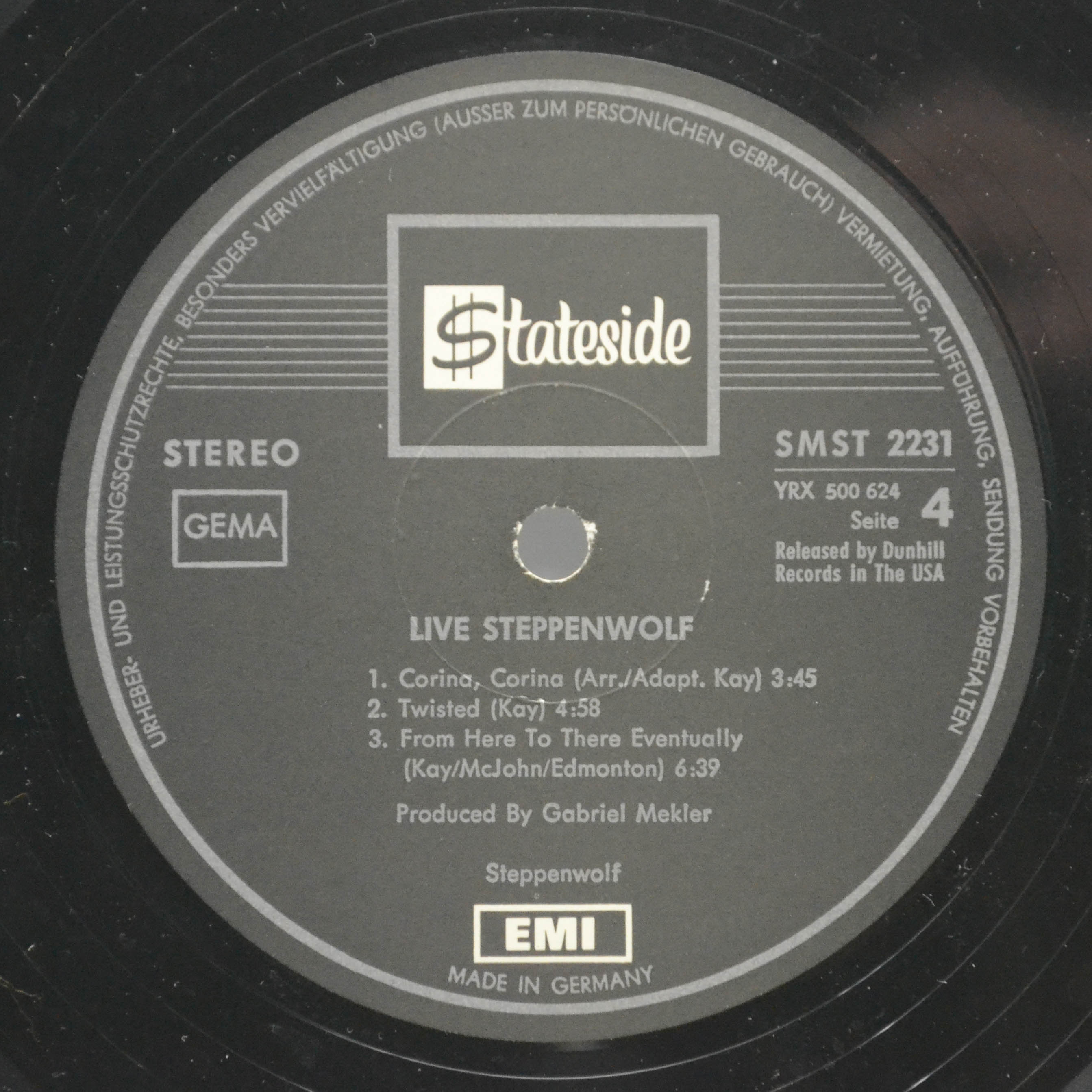 Steppenwolf — Live (2LP), 1970