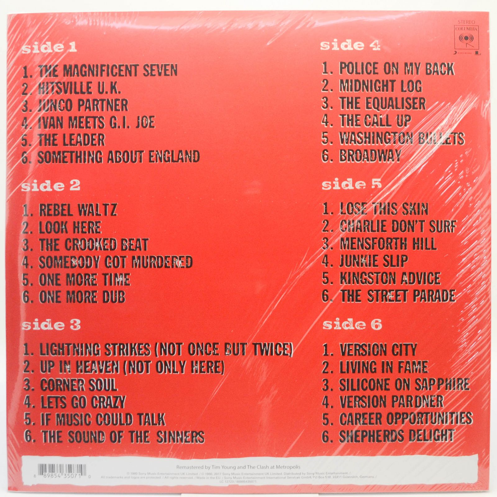 Clash — Sandinista! (3LP), 2017