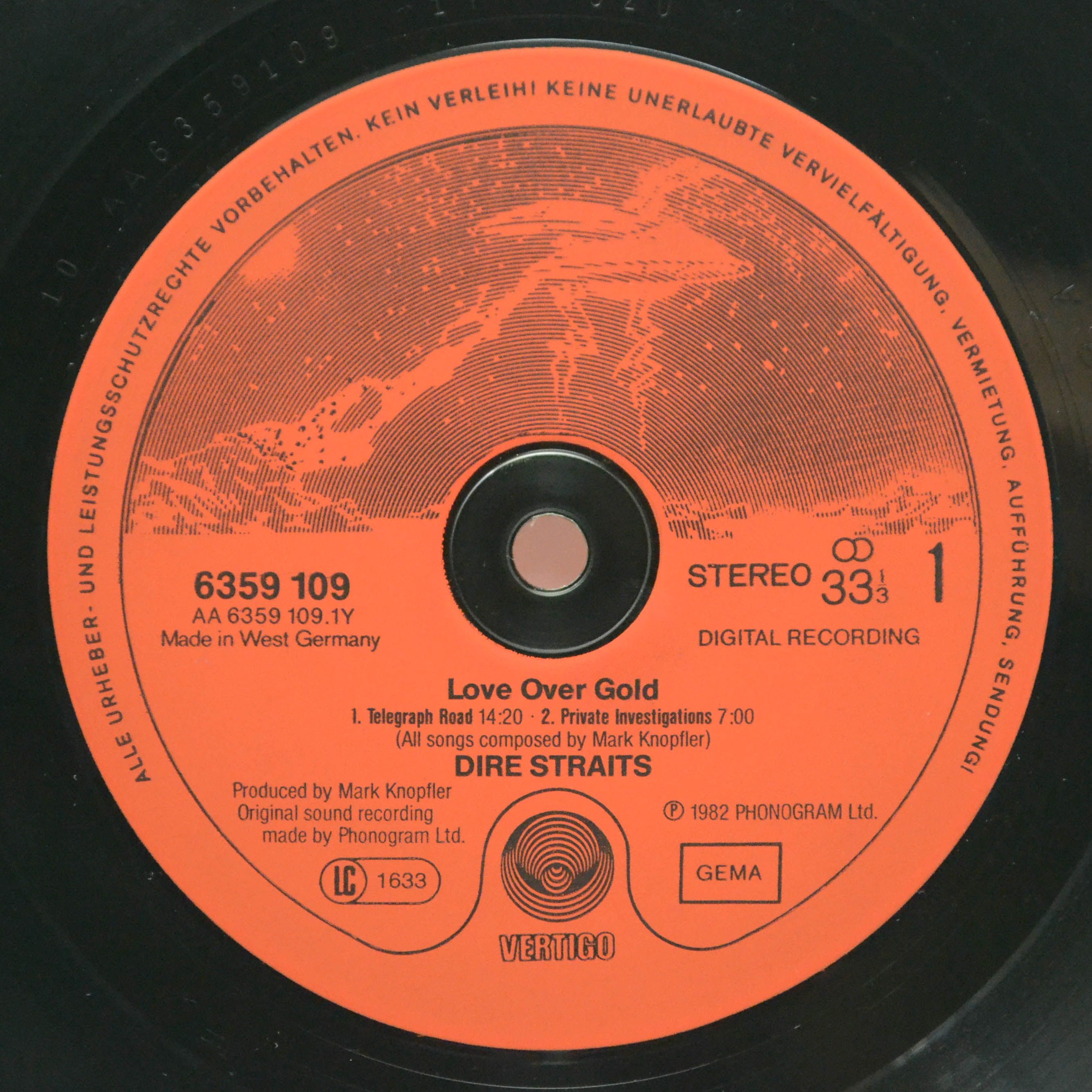 Dire Straits — Love Over Gold, 1983