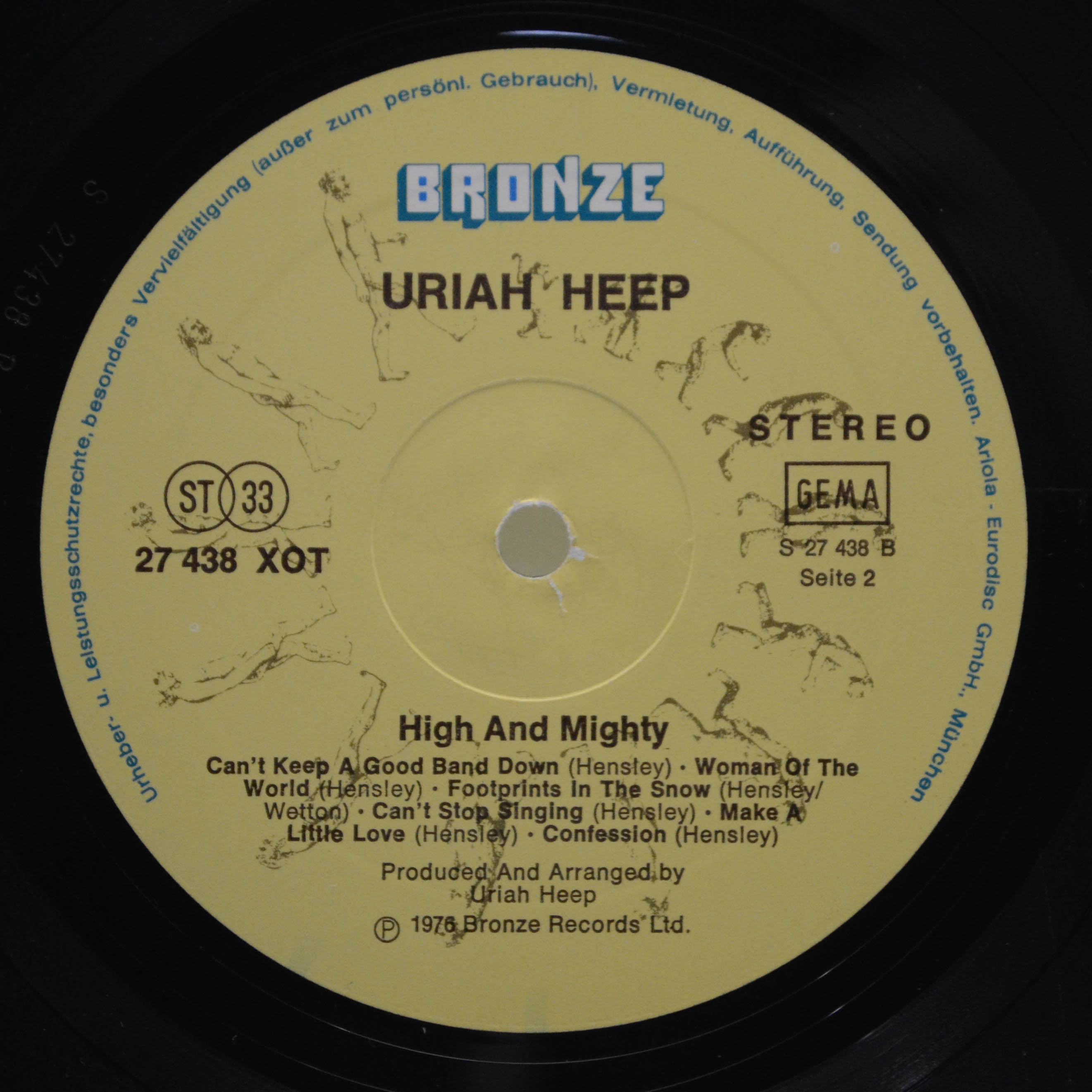 Uriah Heep — High And Mighty, 1976