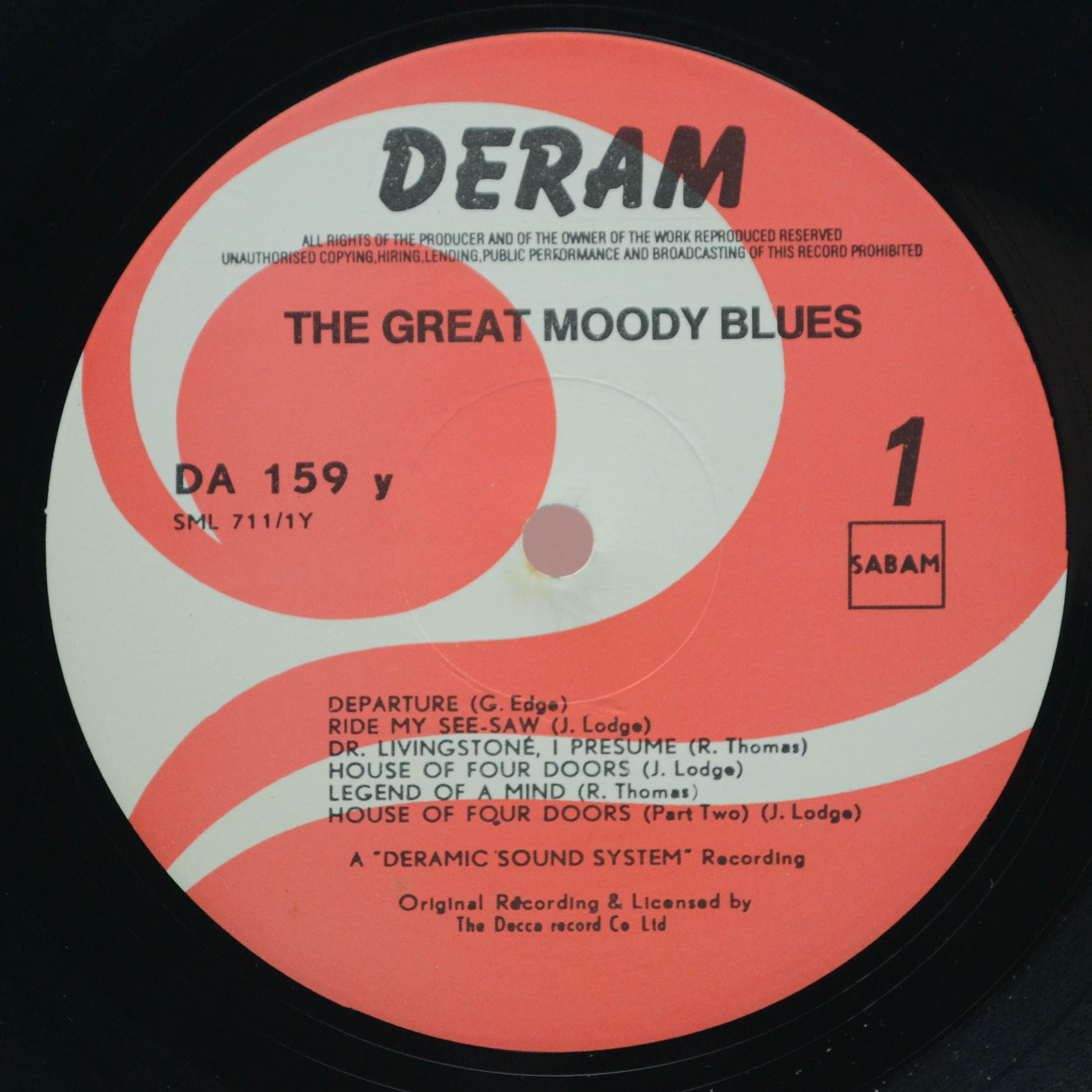 Moody Blues — The Great Moody Blues (2LP), 1978