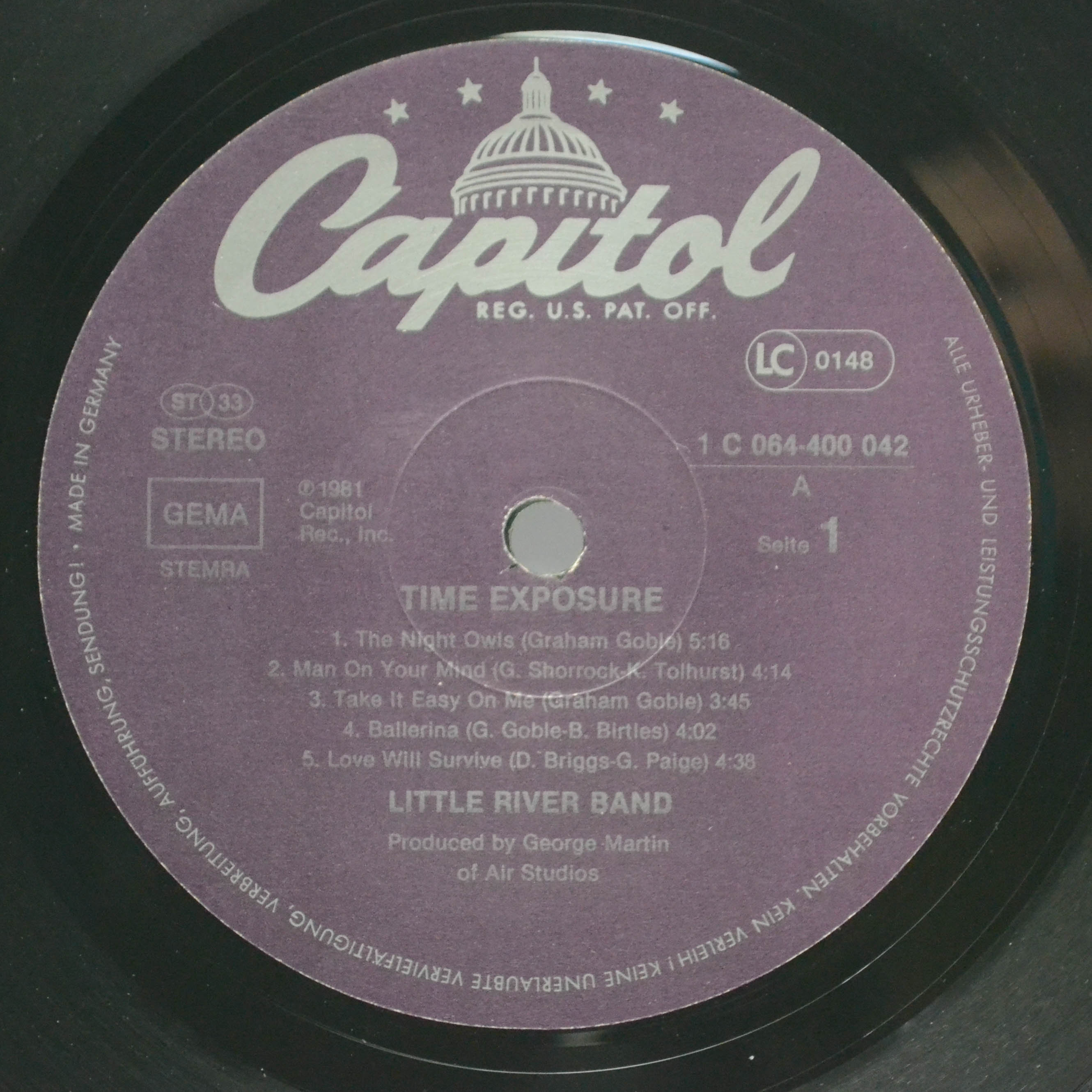 Little River Band — Time Exposure, 1981