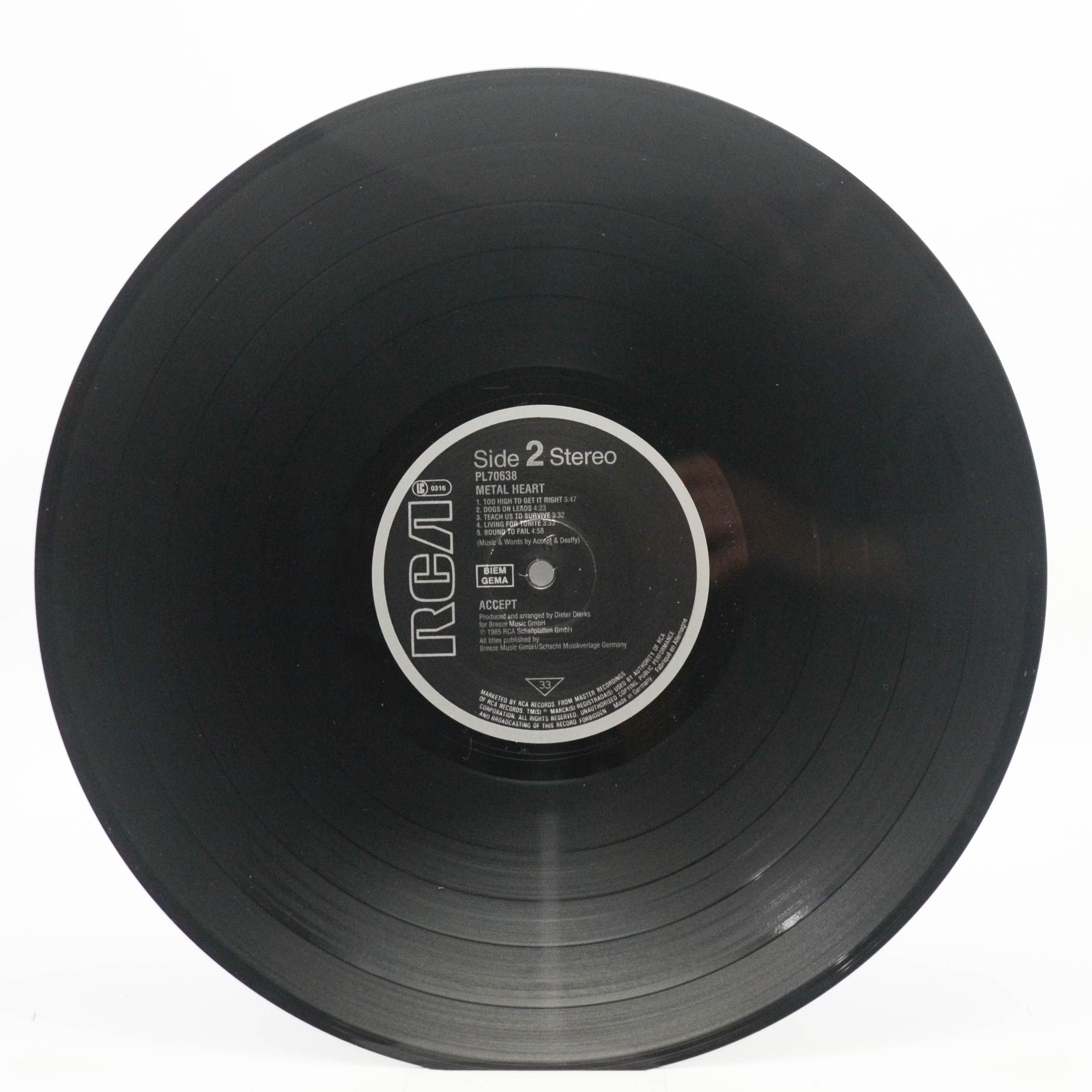 Accept — Metal Heart, 1985