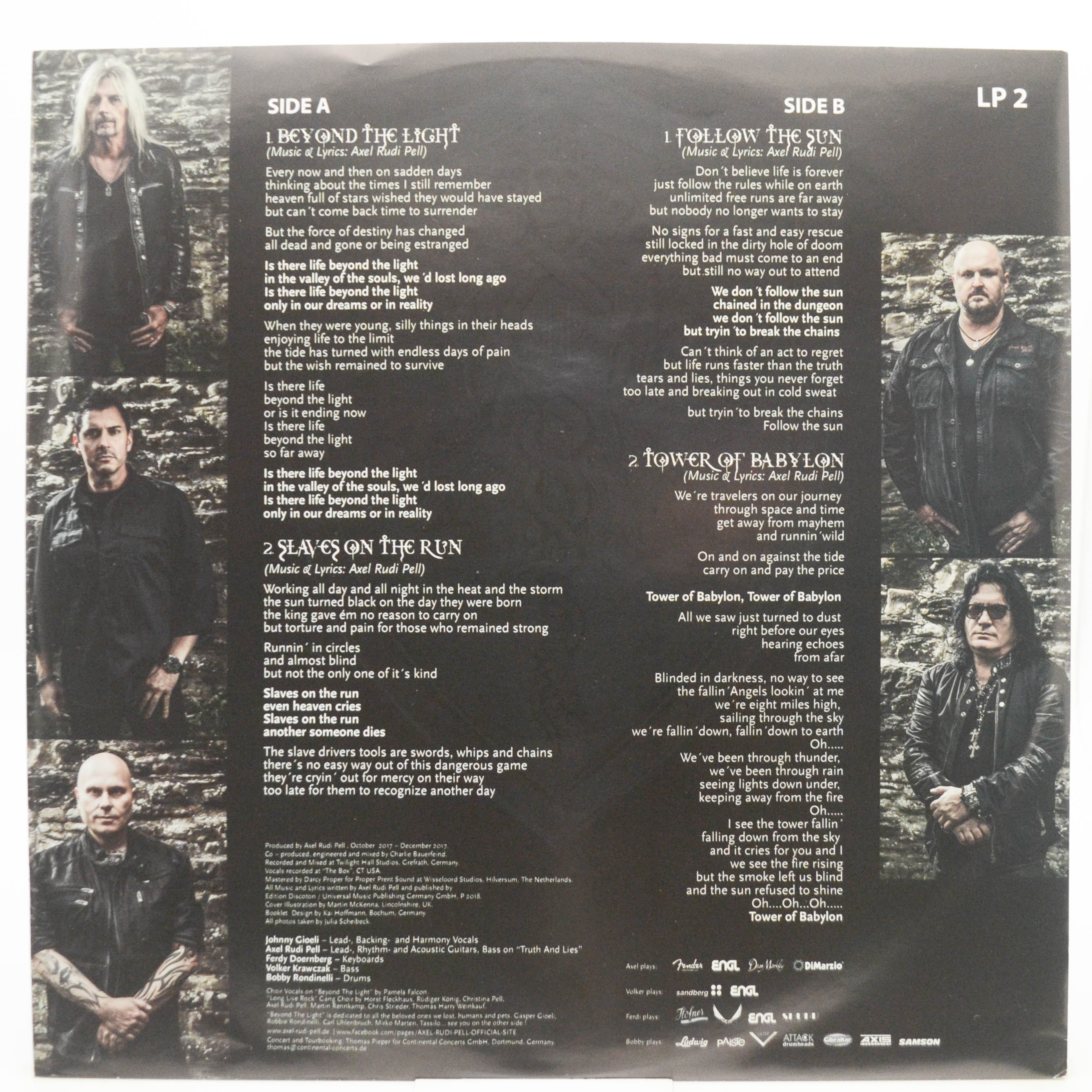 Axel Rudi Pell — Knights Call (2LP), 2018