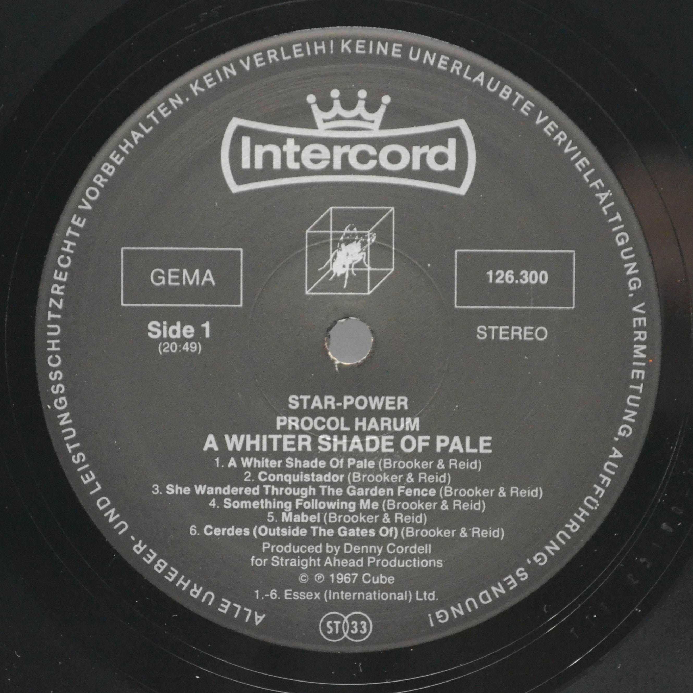 Procol Harum — A Whiter Shade Of Pale, 1967