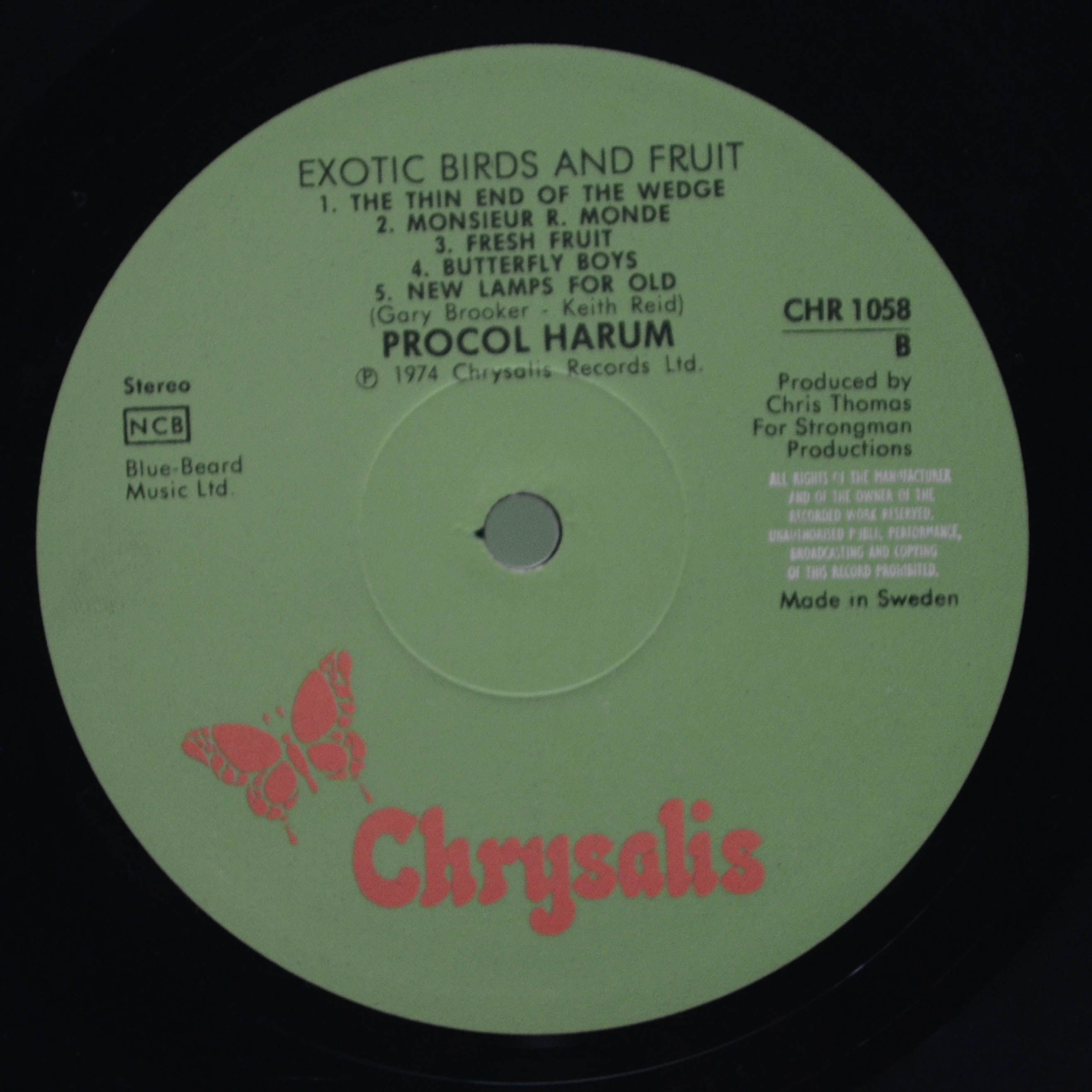 Procol Harum — Exotic Birds And Fruit, 1974