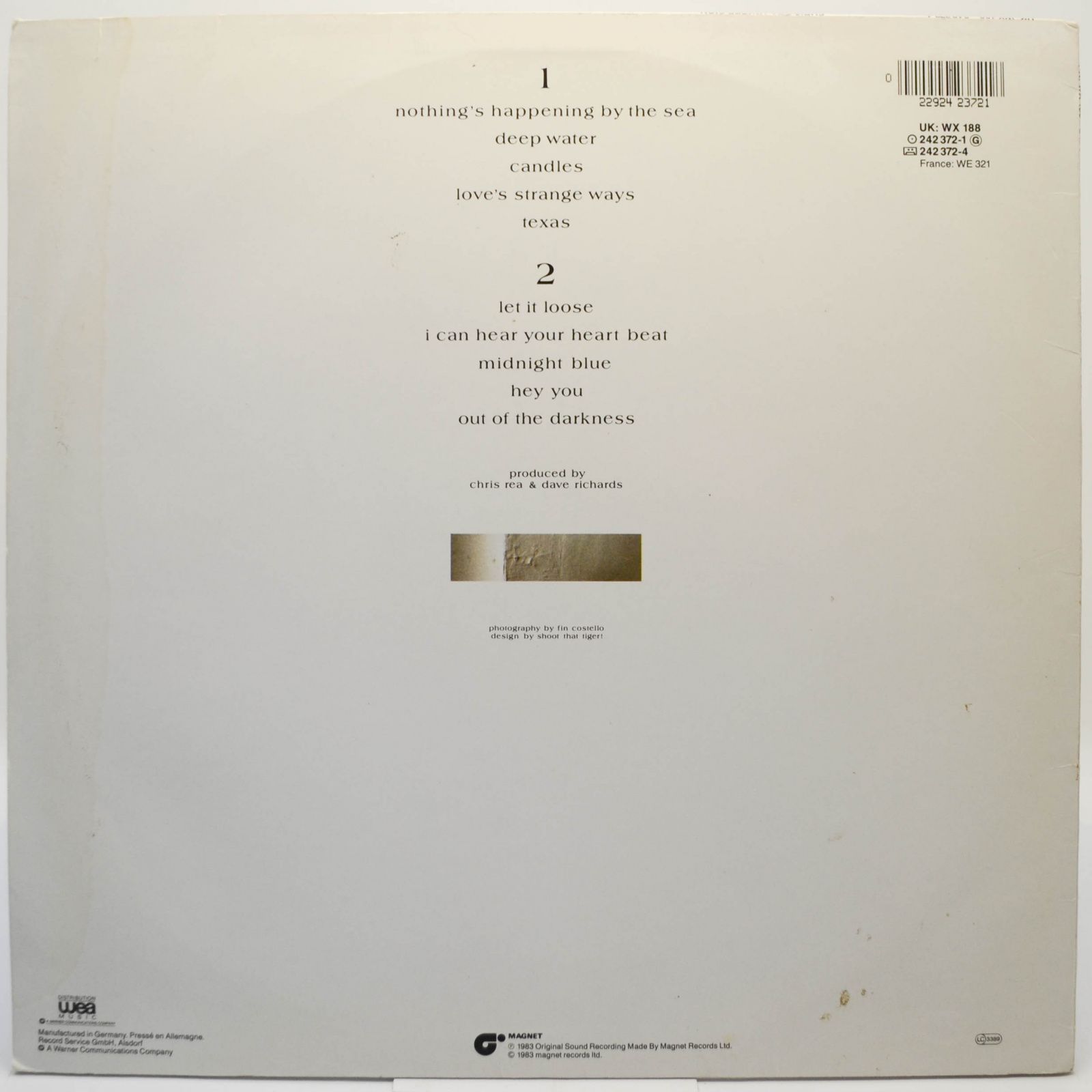 Chris Rea — Water Sign, 1983