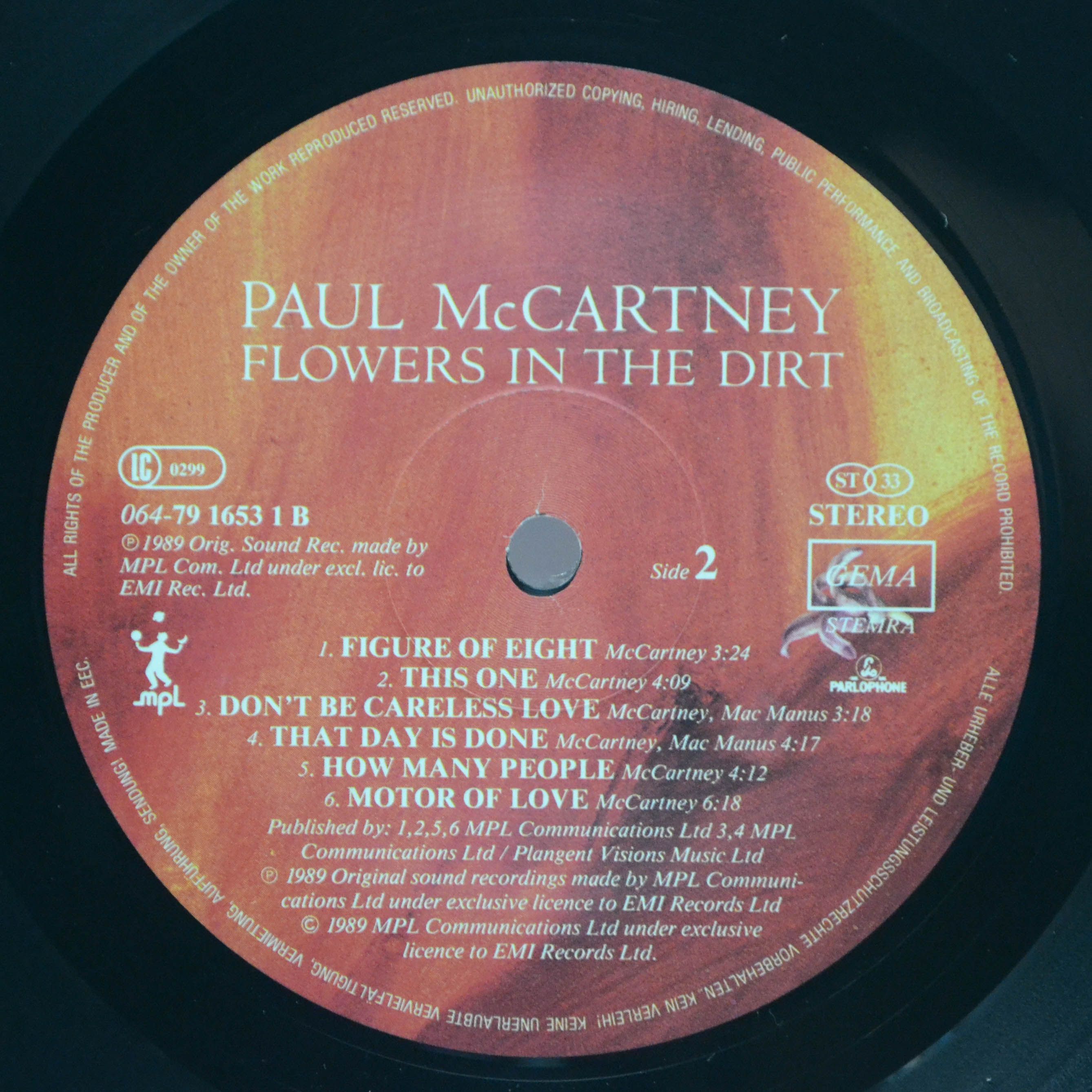 Paul McCartney — Flowers In The Dirt, 1989