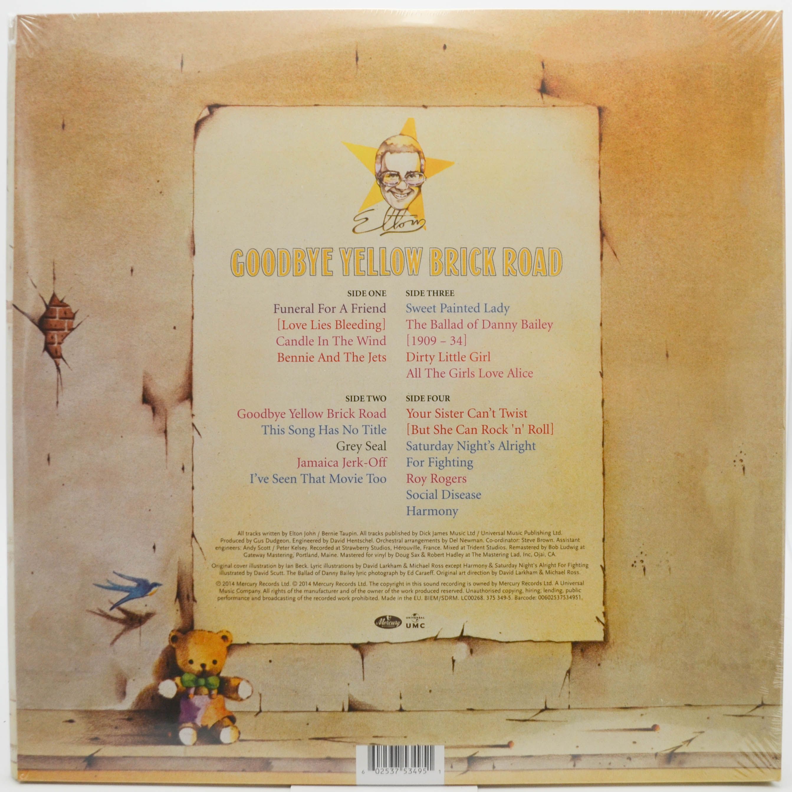 Elton John — Goodbye Yellow Brick Road (2LP), 1973