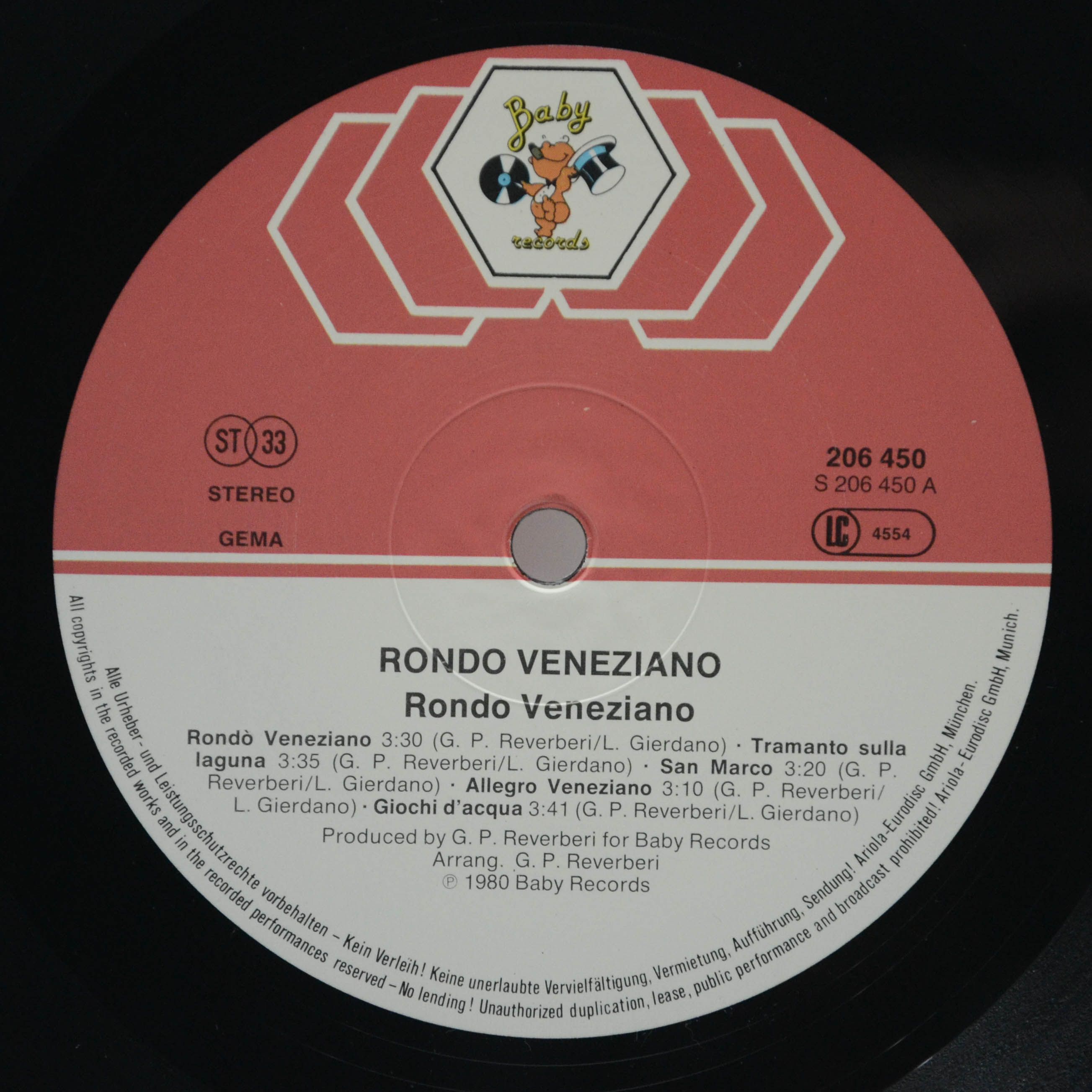 Rondo' Veneziano — Rondo' Veneziano, 1984