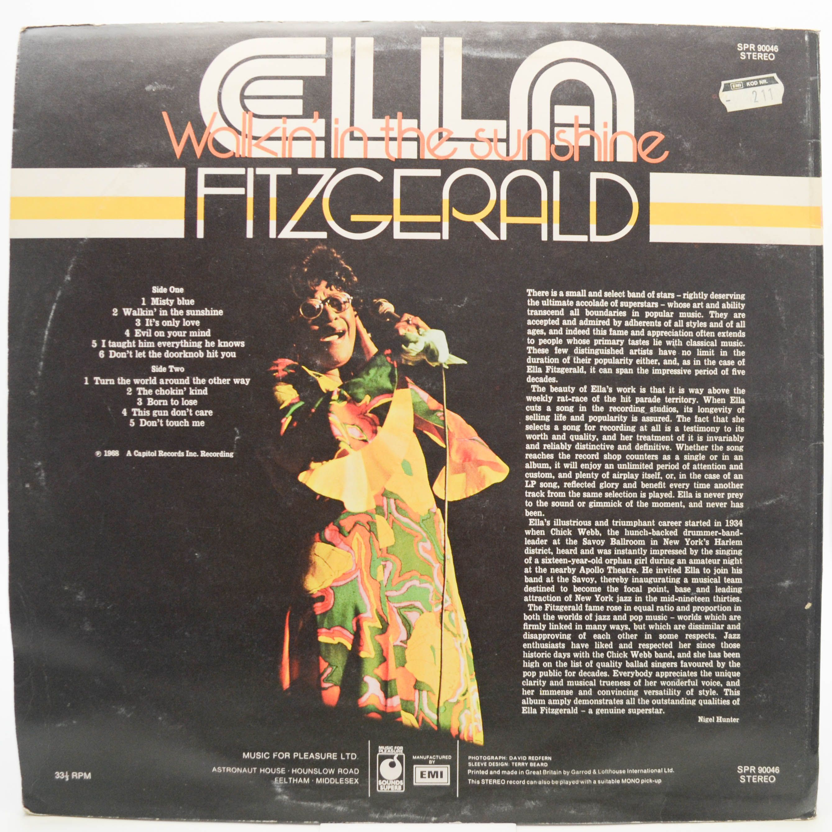 Ella Fitzgerald — Walkin' In The Sunshine (UK), 1968