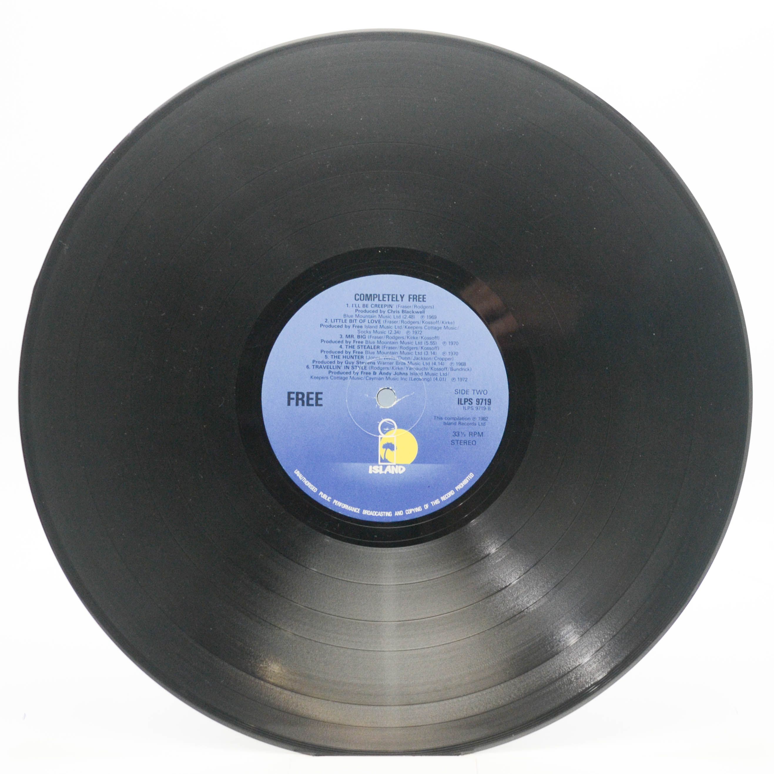 Free — Completely Free (1-st UK), 1982