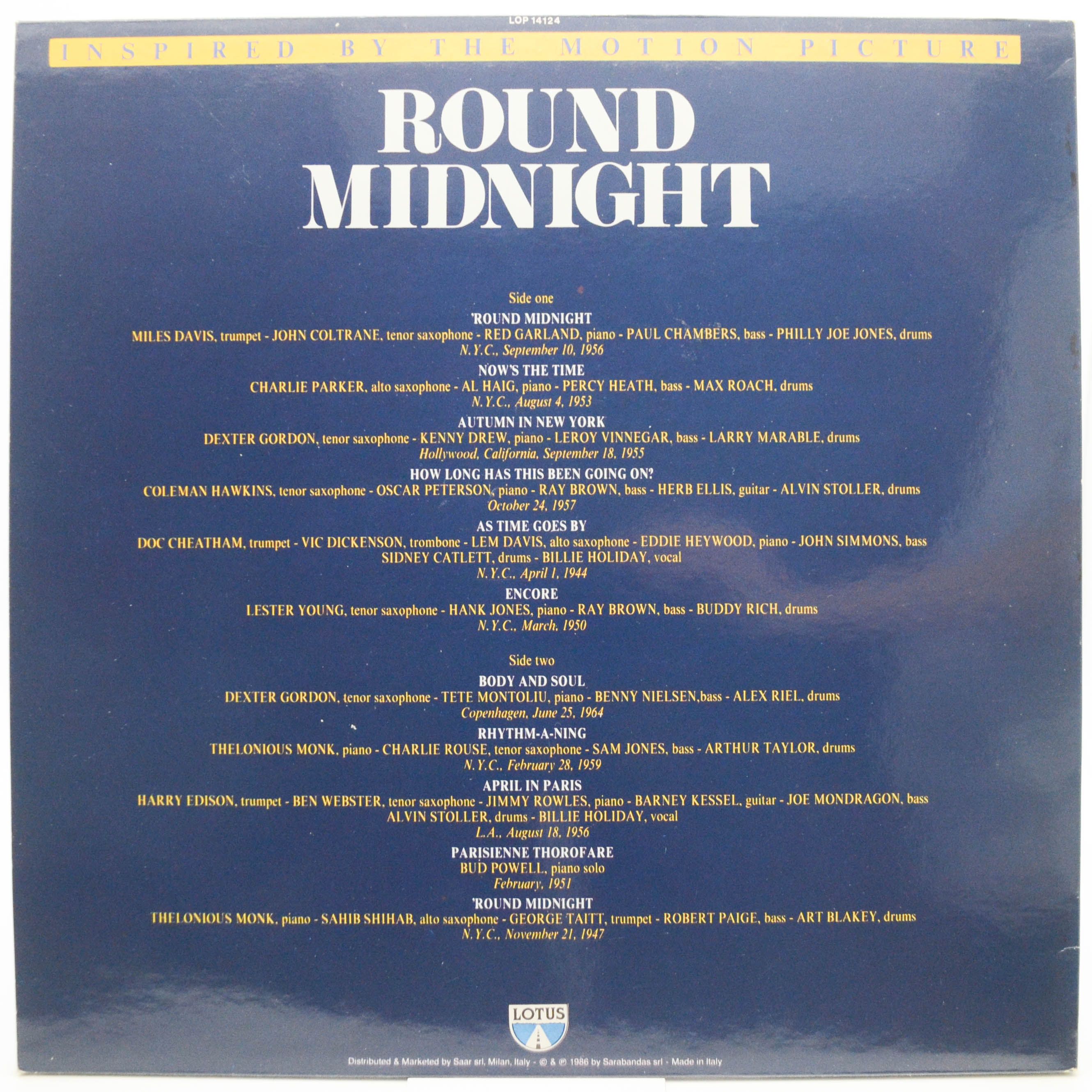 Various — Round Midnight, 1986