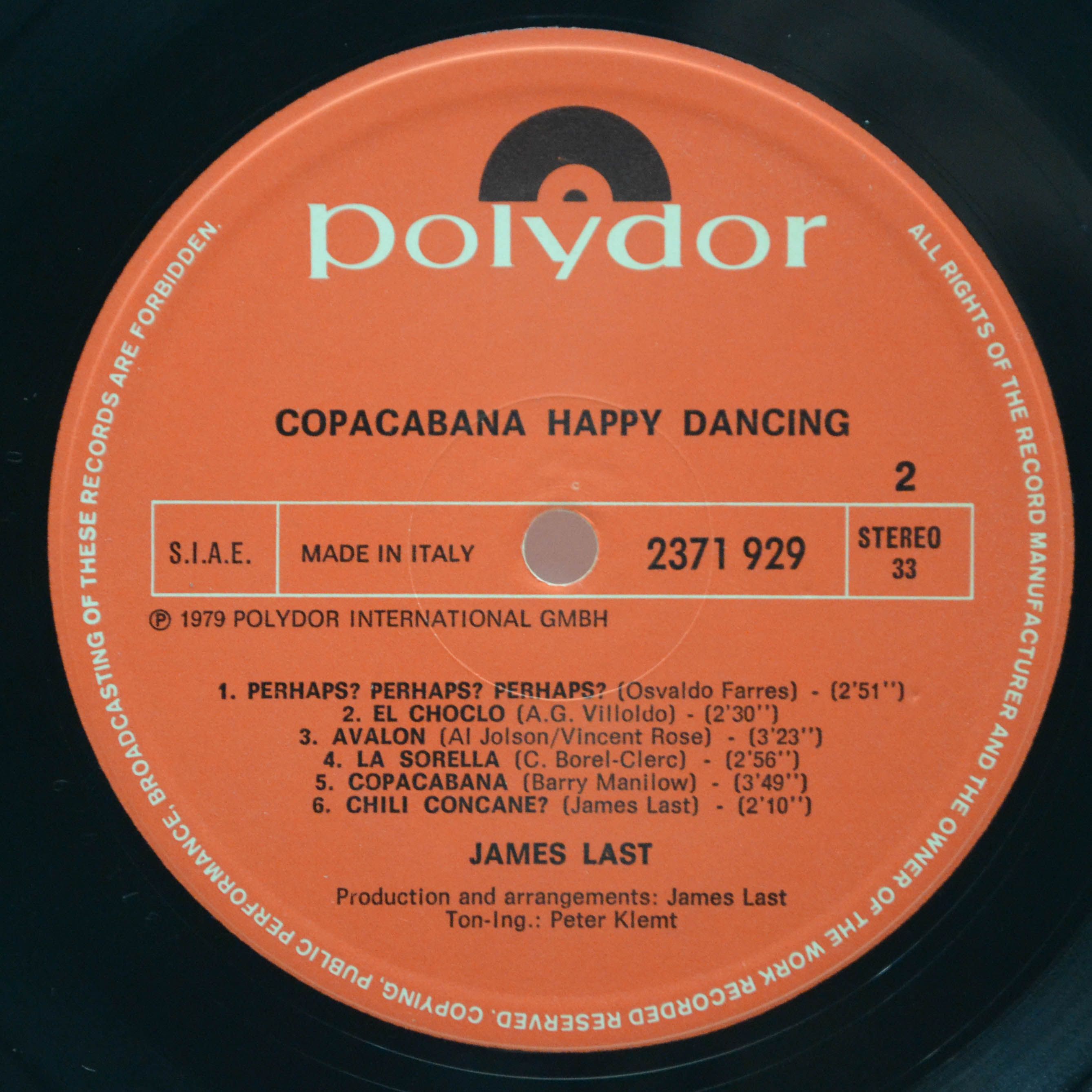 James Last — Copacabana Happy Dancing, 1979