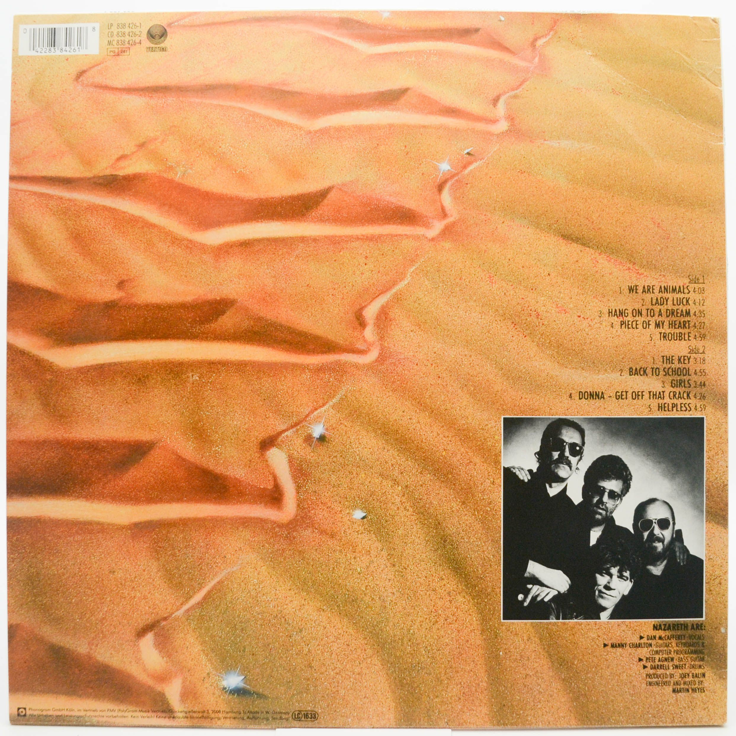 Nazareth — Snakes 'N' Ladders, 1989