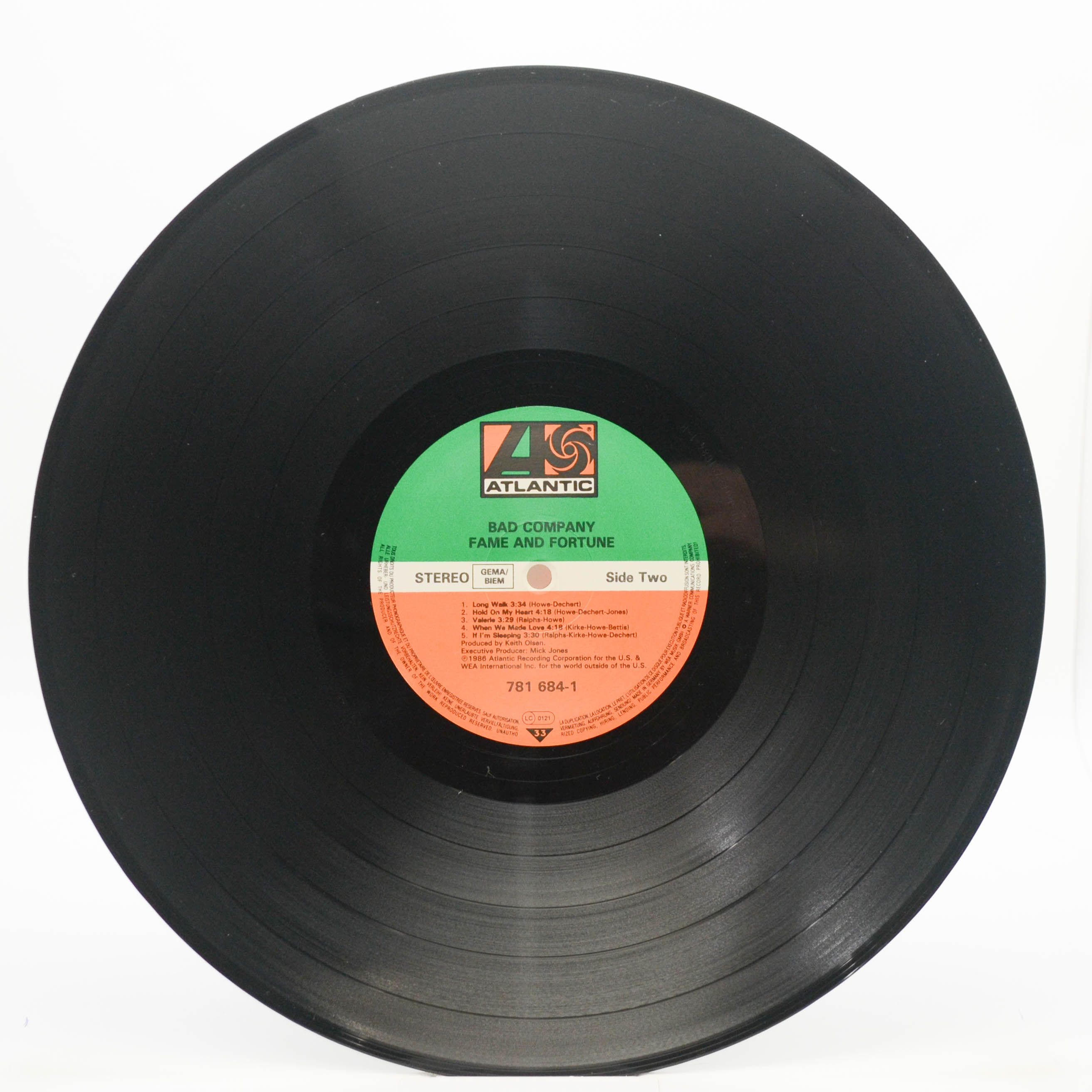 Bad Company — Fame And Fortune, 1986