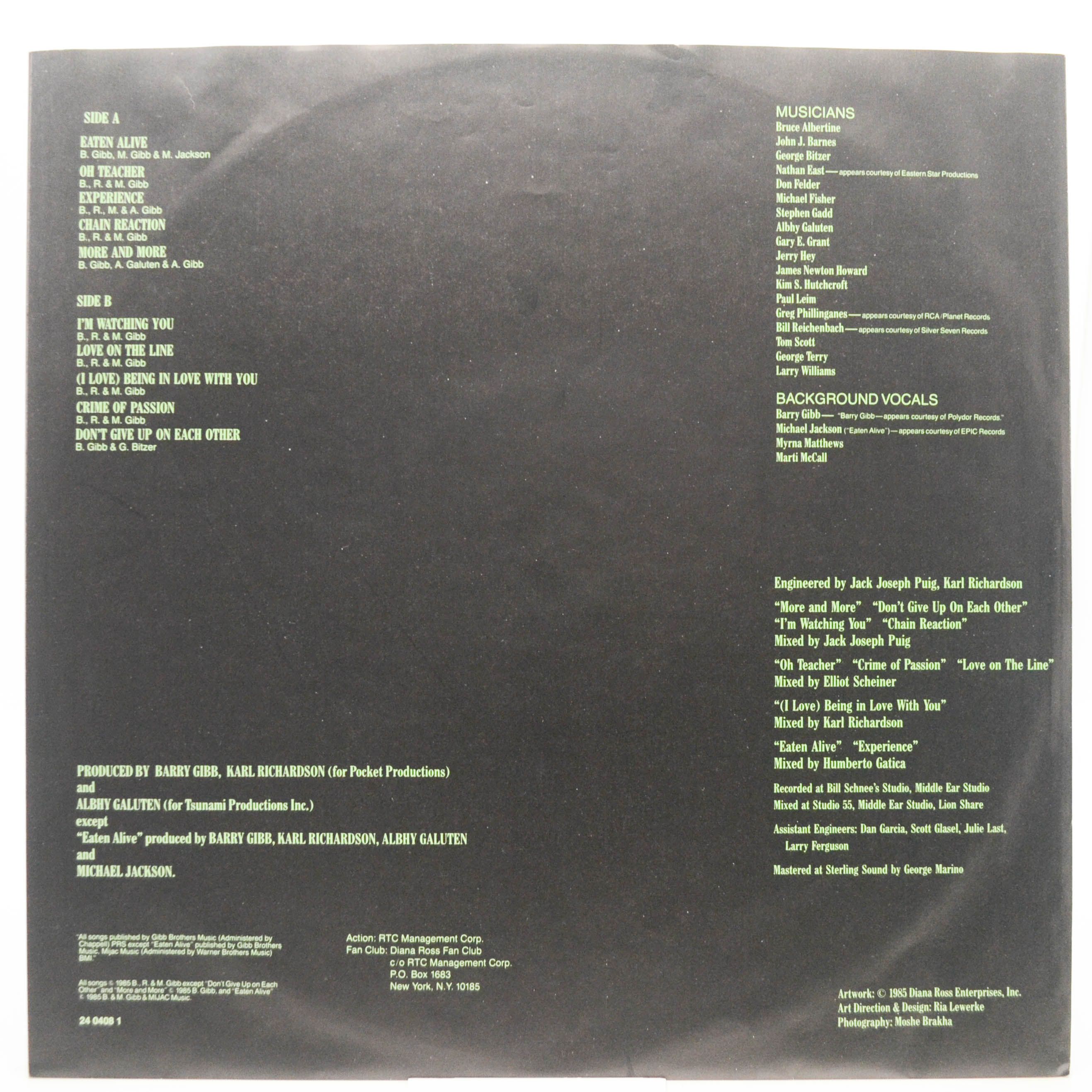 Diana Ross — Eaten Alive, 1985