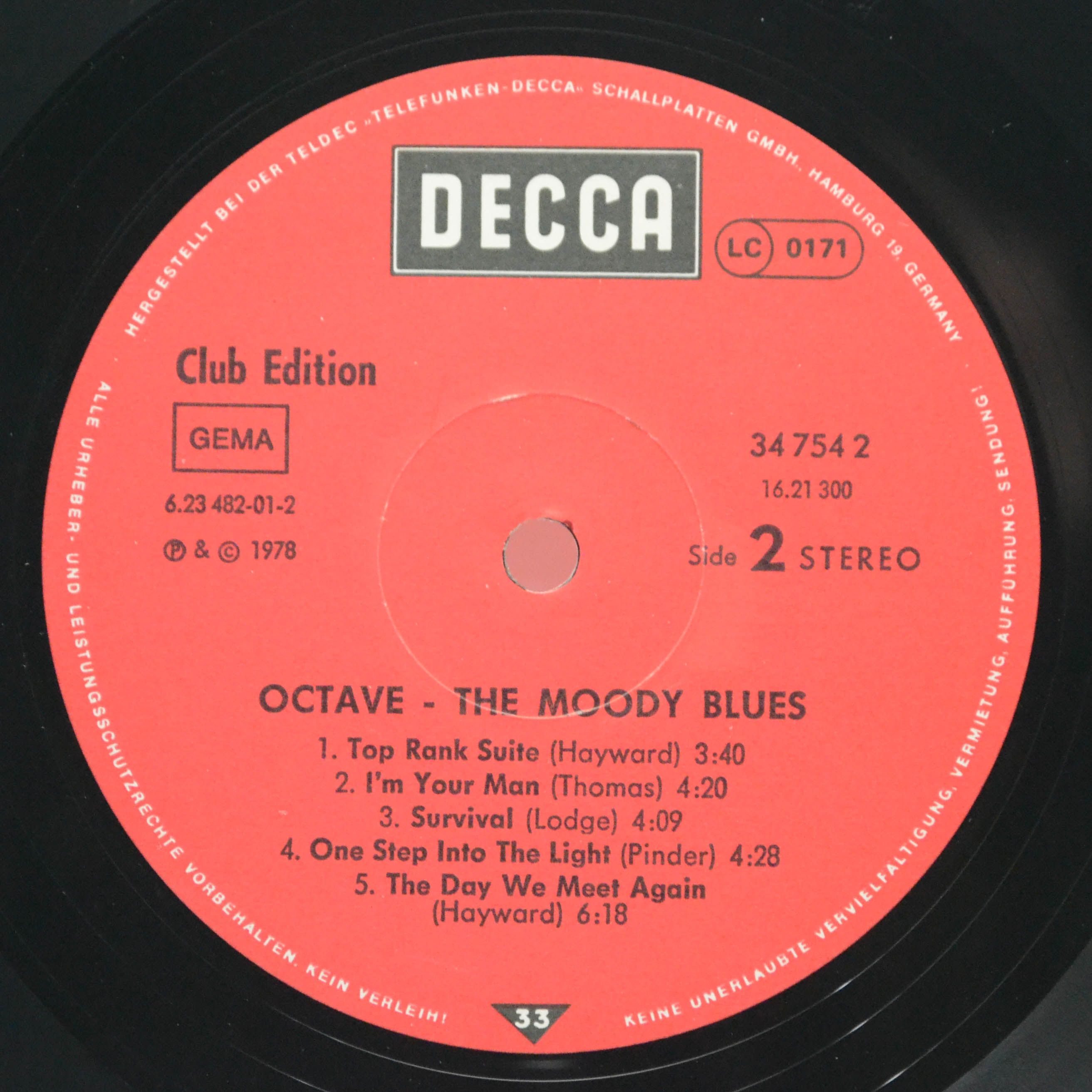 Moody Blues — Octave, 1978