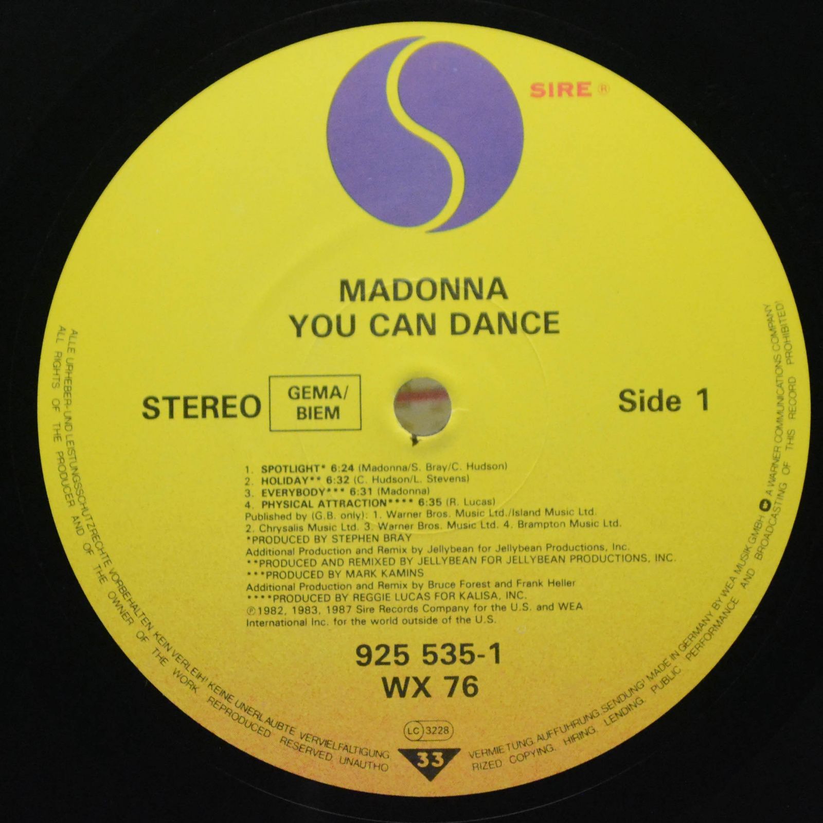 Madonna — You Can Dance, 1987