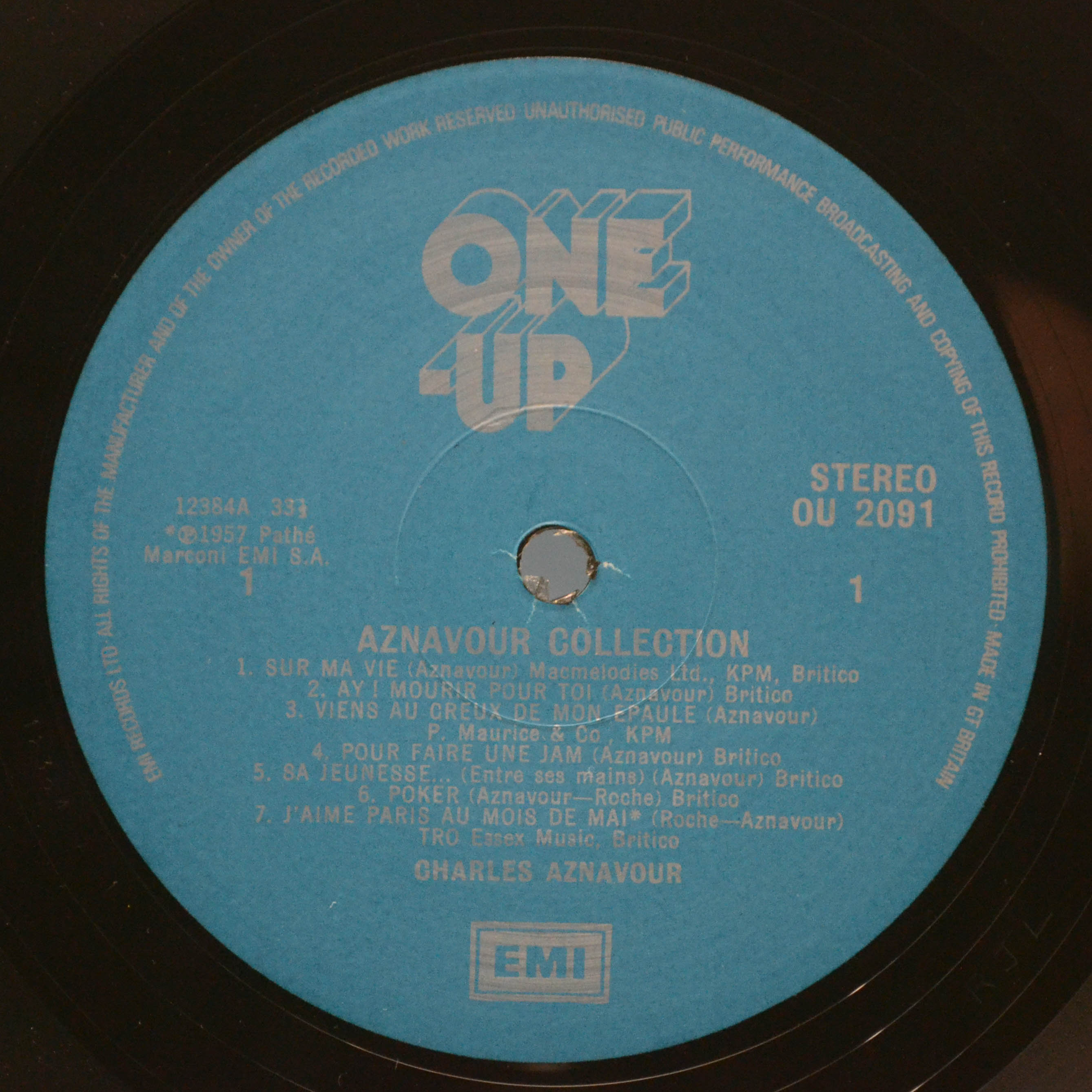 Charles Aznavour — Aznavour Collection (UK), 1975