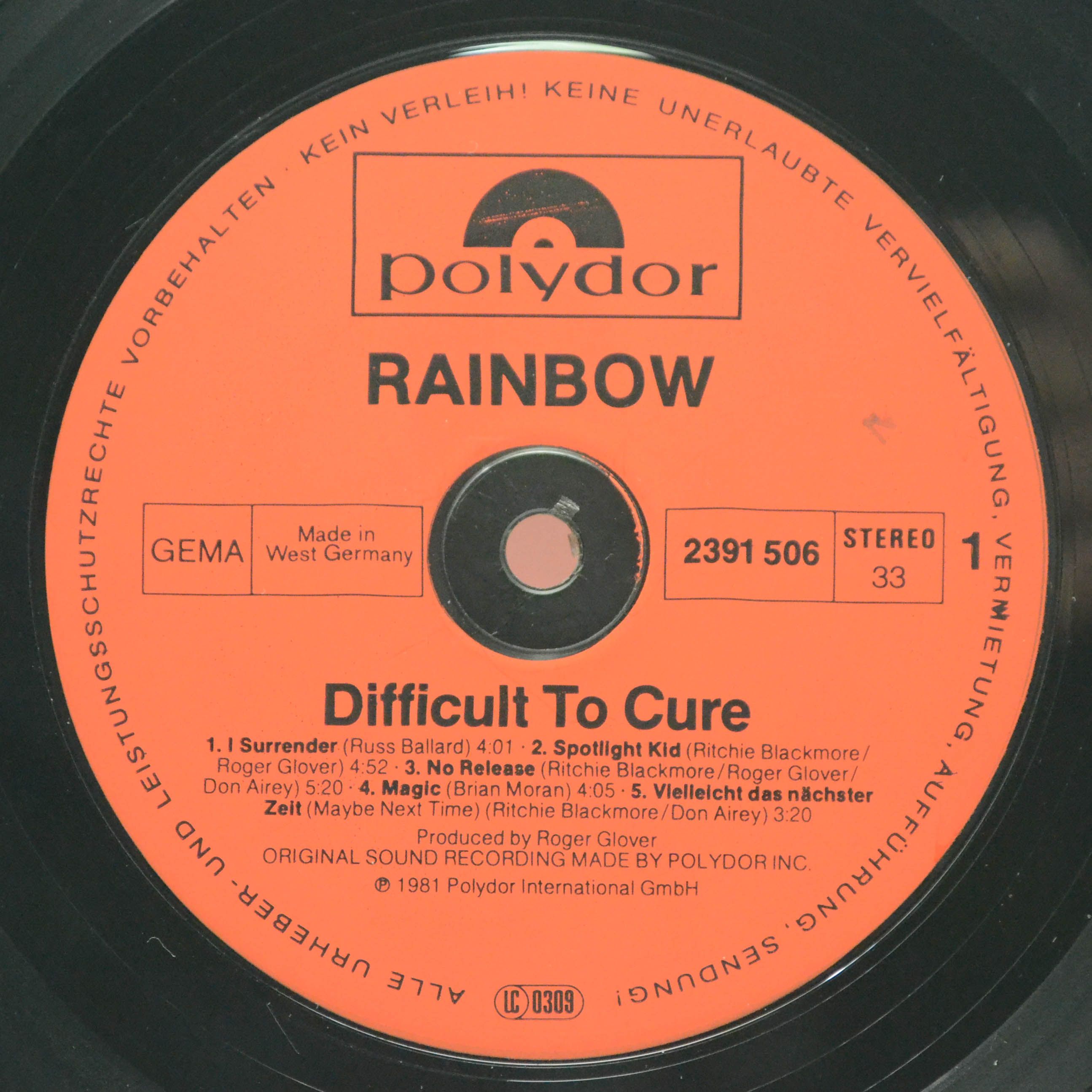 Rainbow — Difficult To Cure, 1981