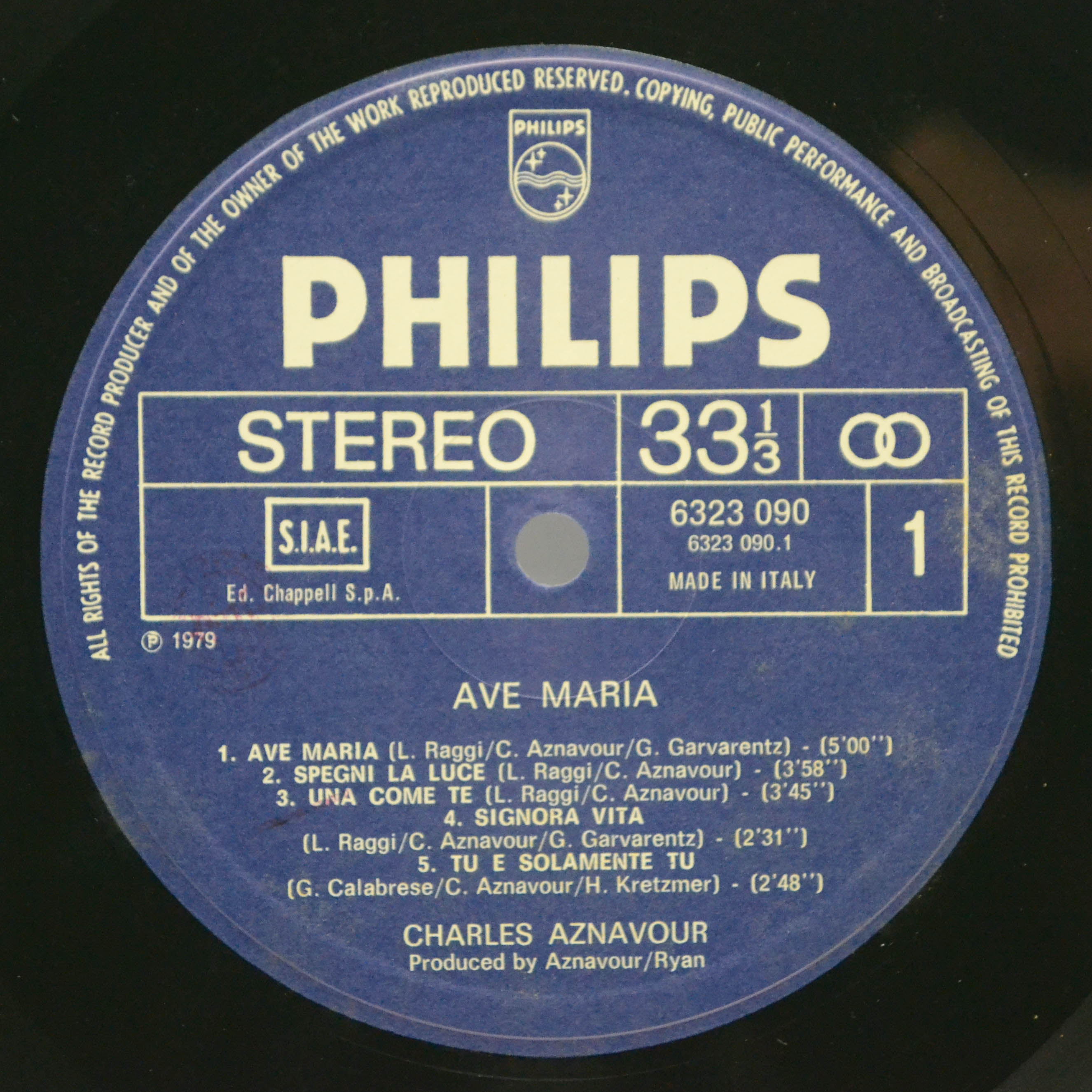 Charles Aznavour — Ave Maria, 1979