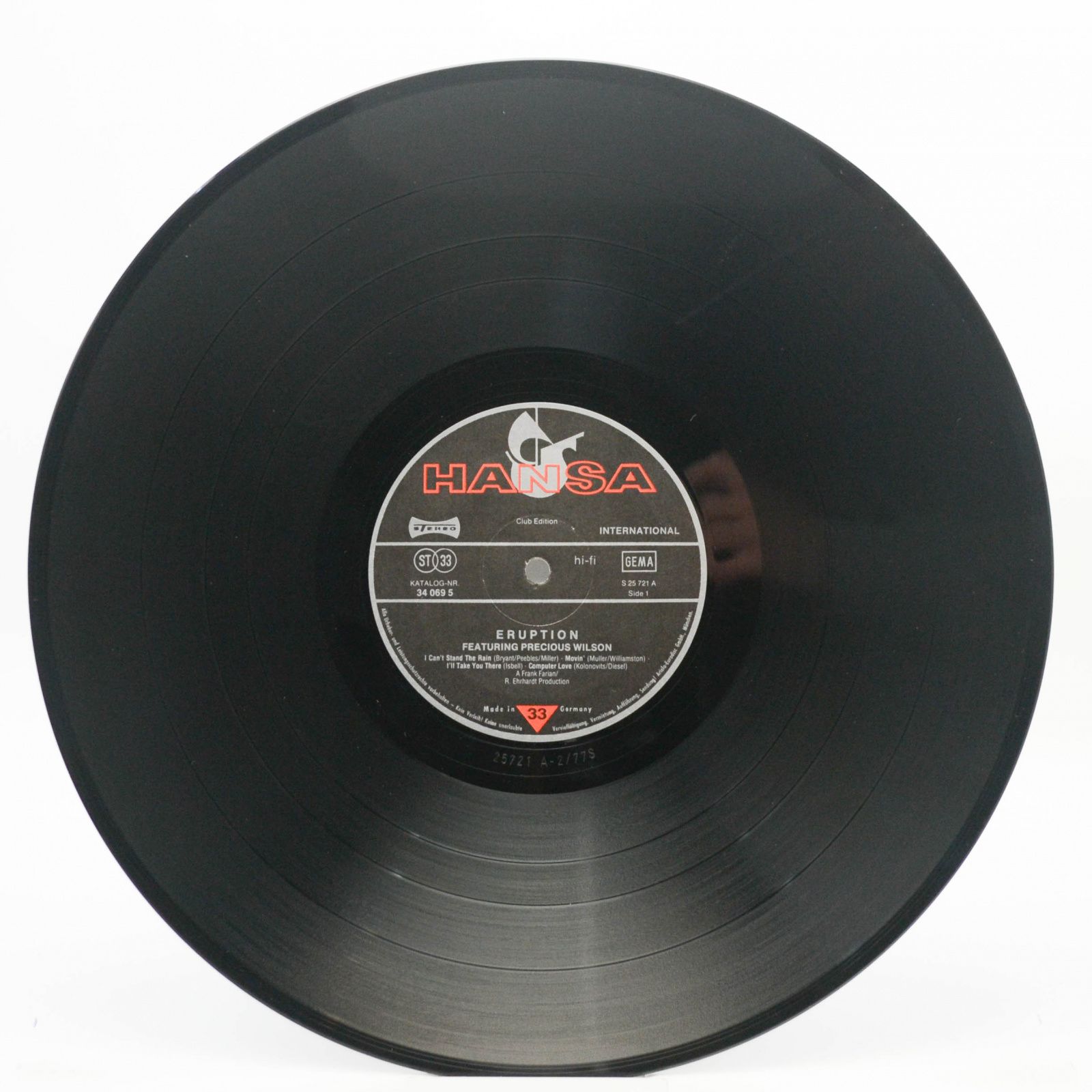 Eruption Featuring Precious Wilson — Eruption, 1977