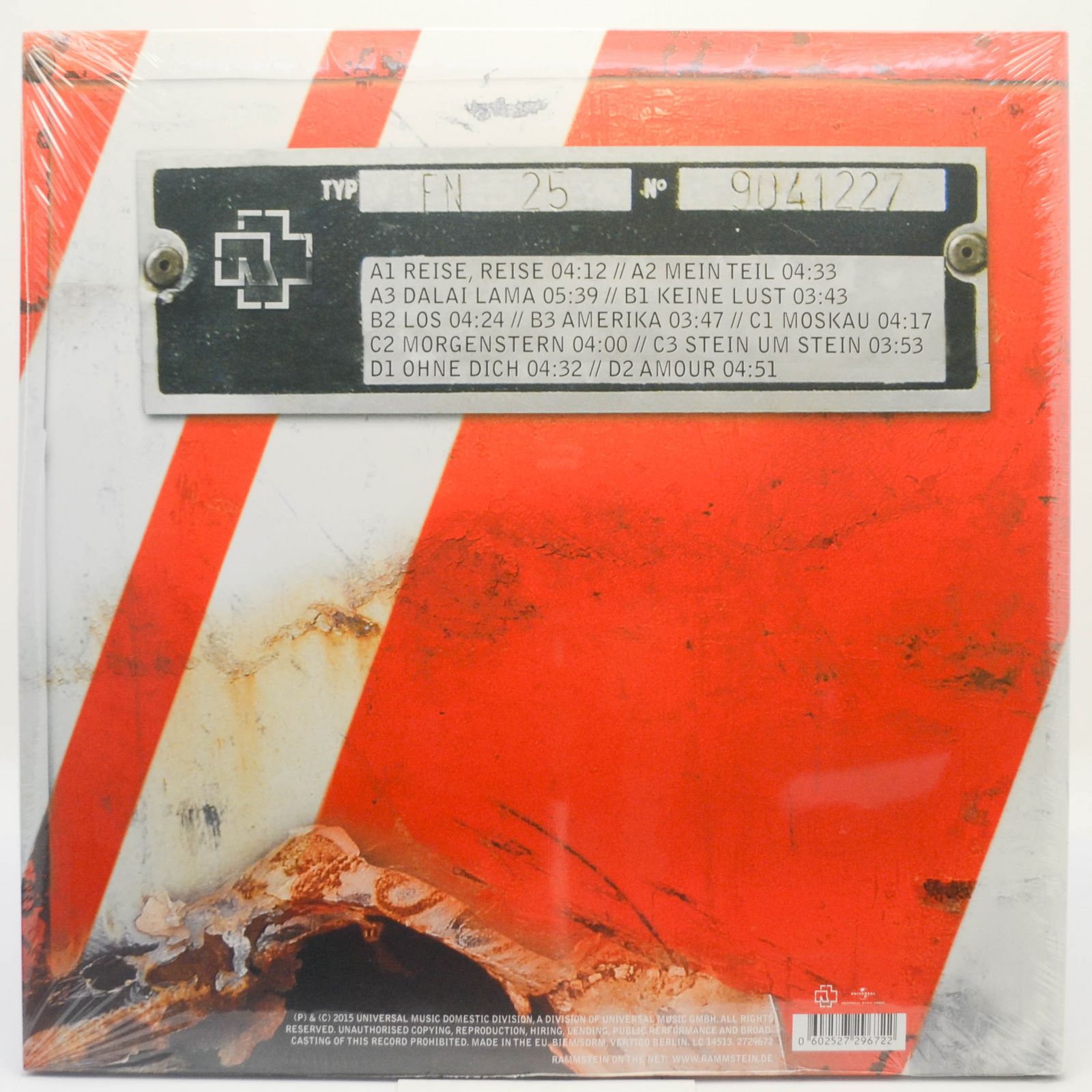 Rammstein — Reise, Reise (2LP), 2004