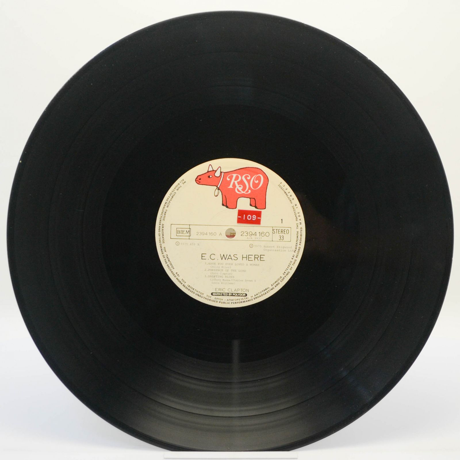 Eric Clapton — E.C. Was Here, 1975