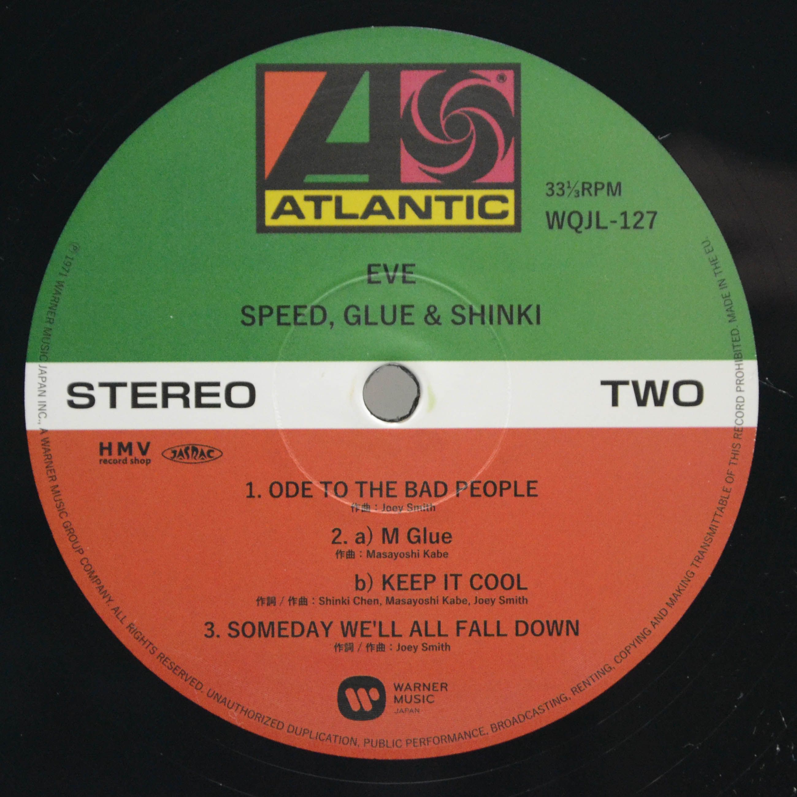 Speed, Glue & Shinki — Eve, 1971