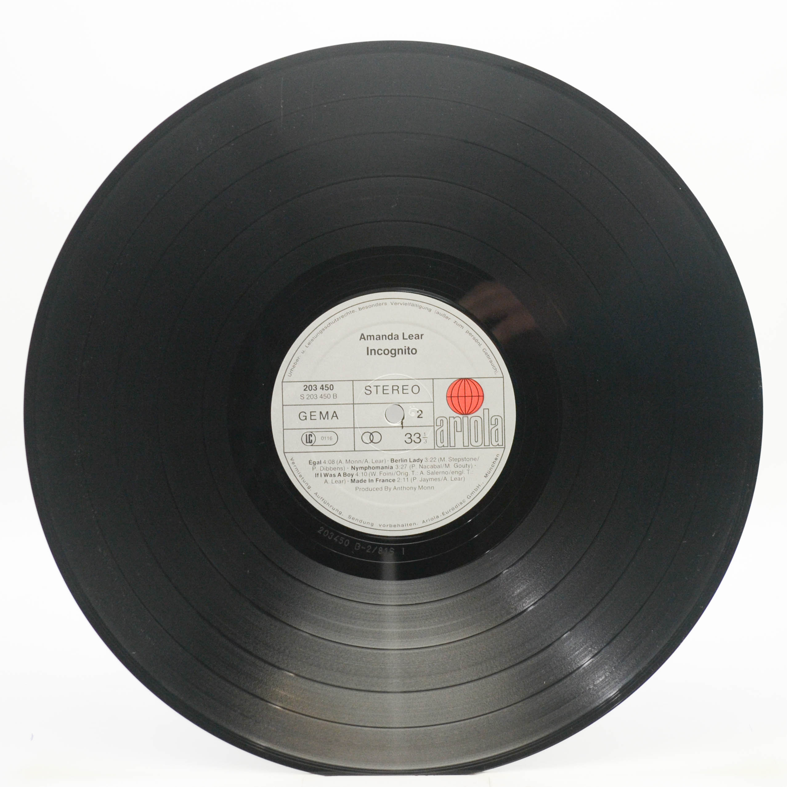 Amanda Lear — Incognito, 1981