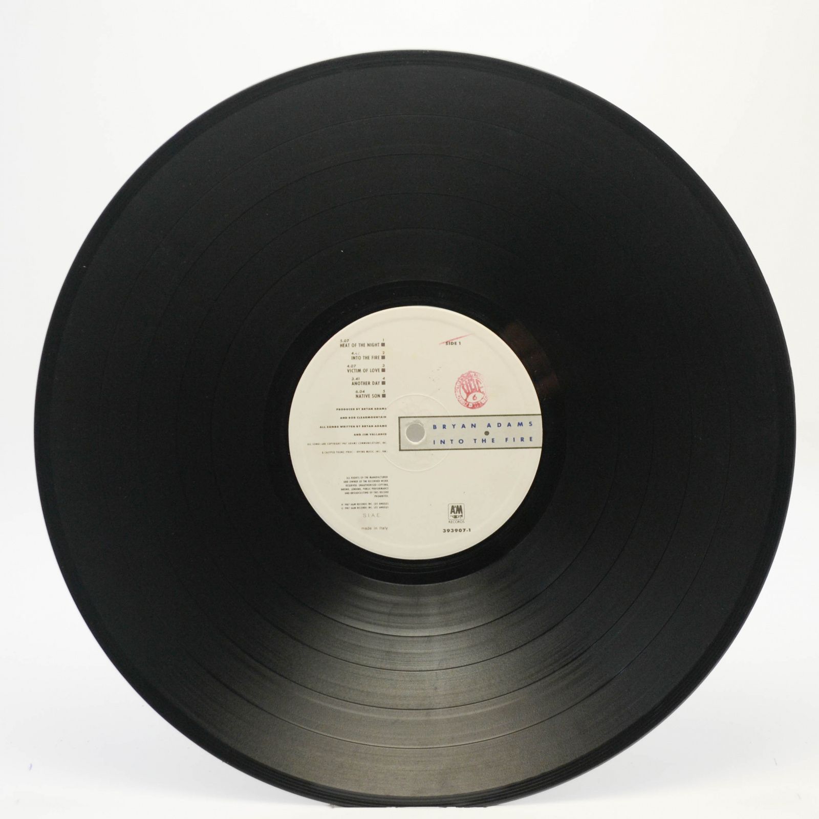 Bryan Adams — Into The Fire, 1987