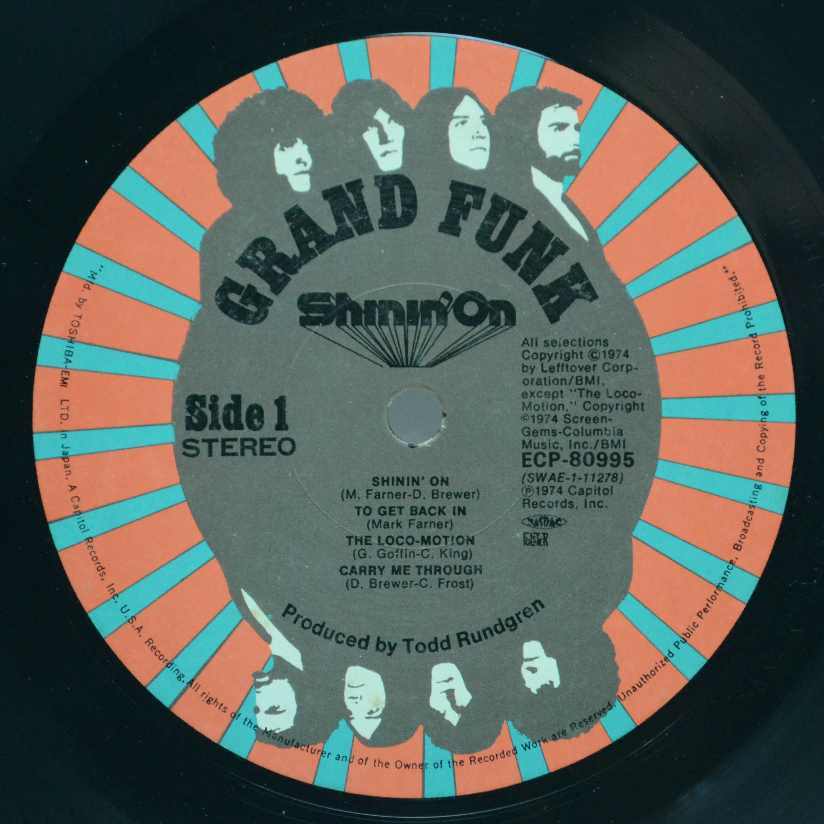 Grand Funk — Shinin' On (booklet), 1974