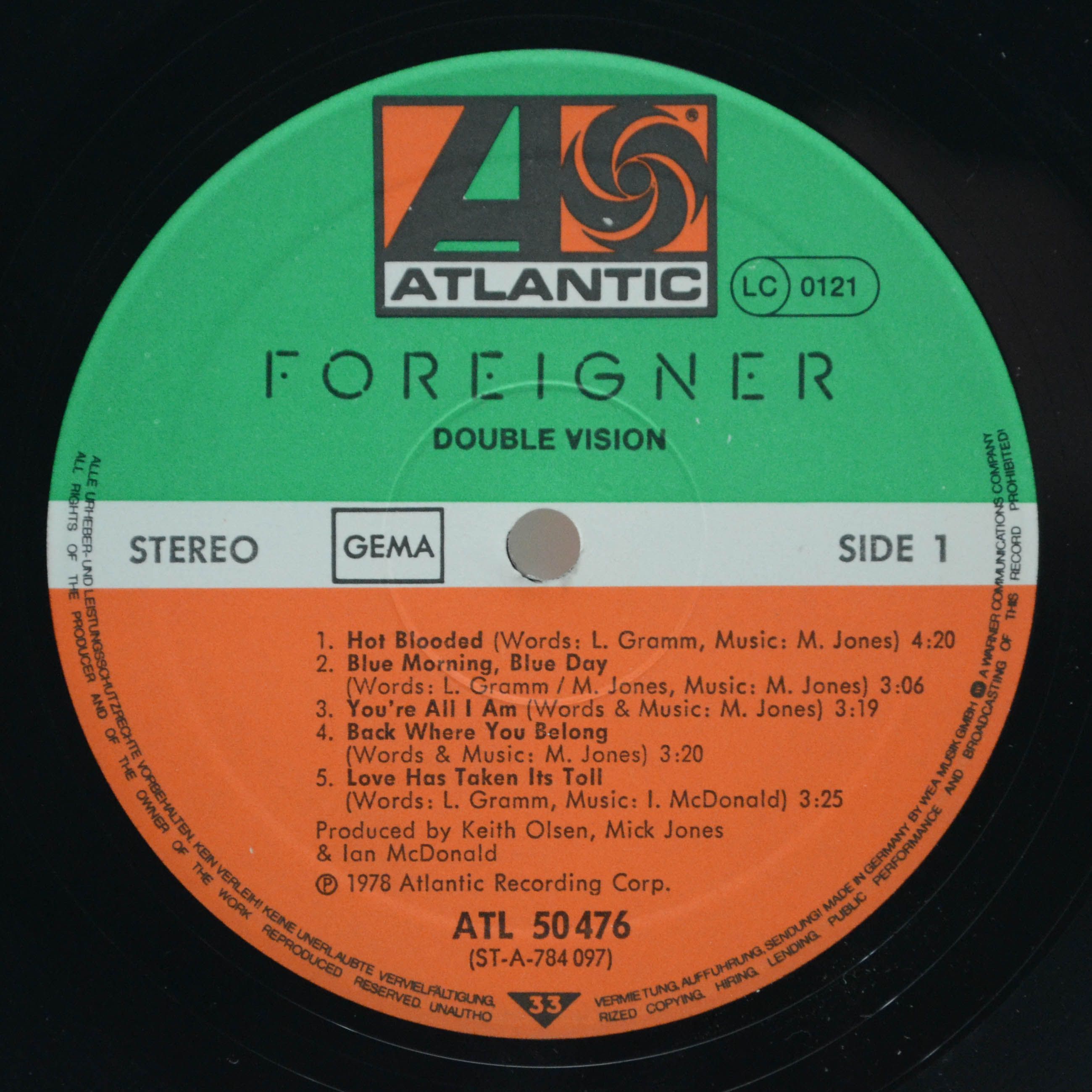 Foreigner — Double Vision, 1978