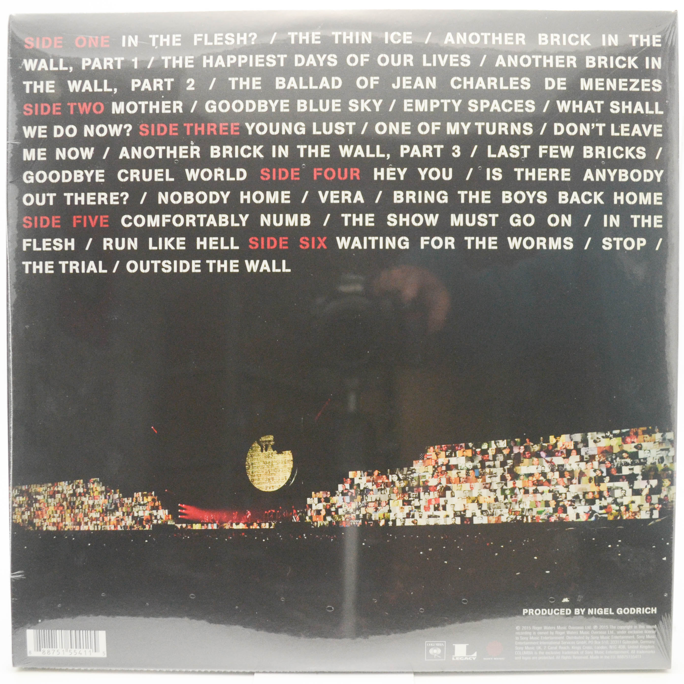 Roger Waters — The Wall (3LP), 2015