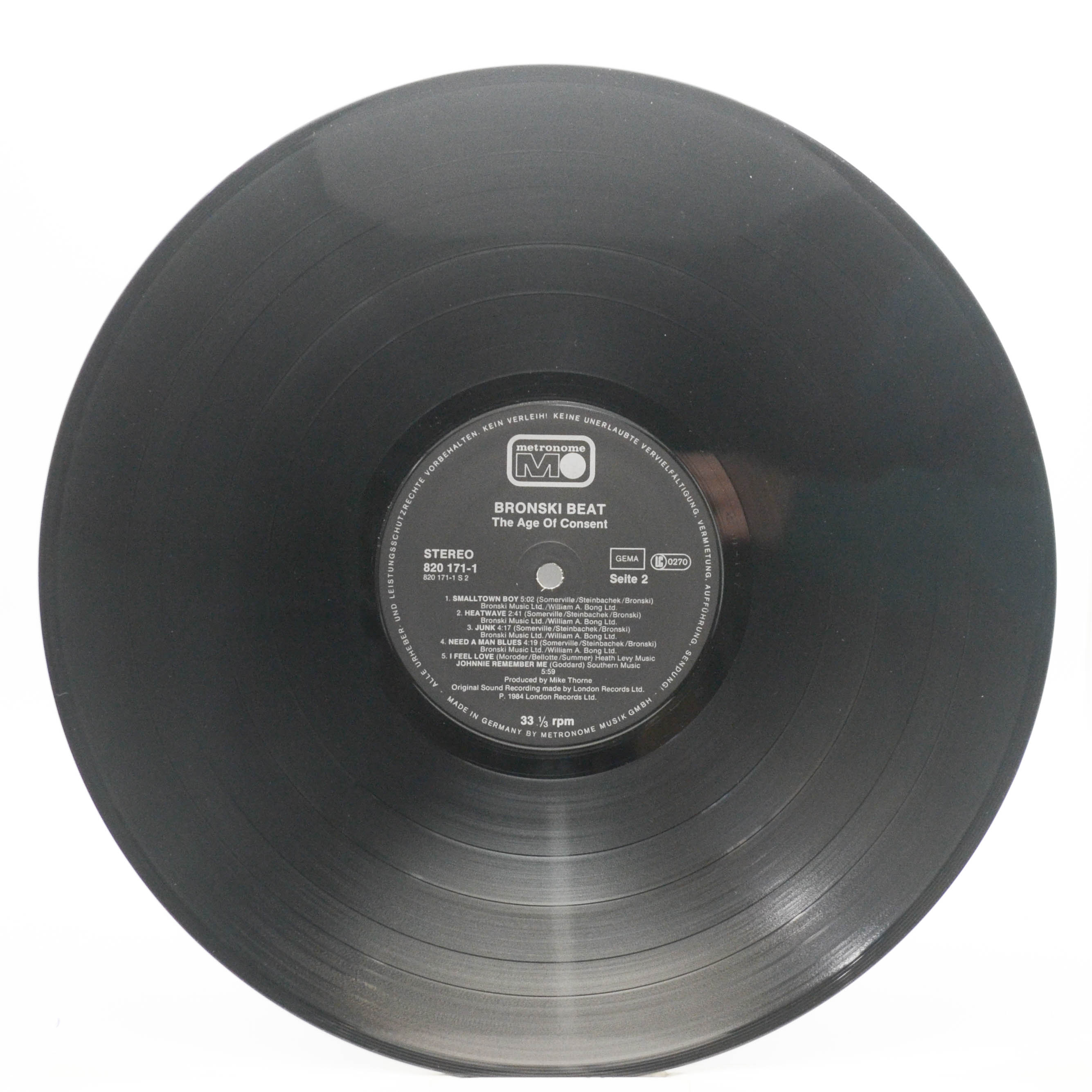 Bronski Beat — The Age Of Consent, 1984