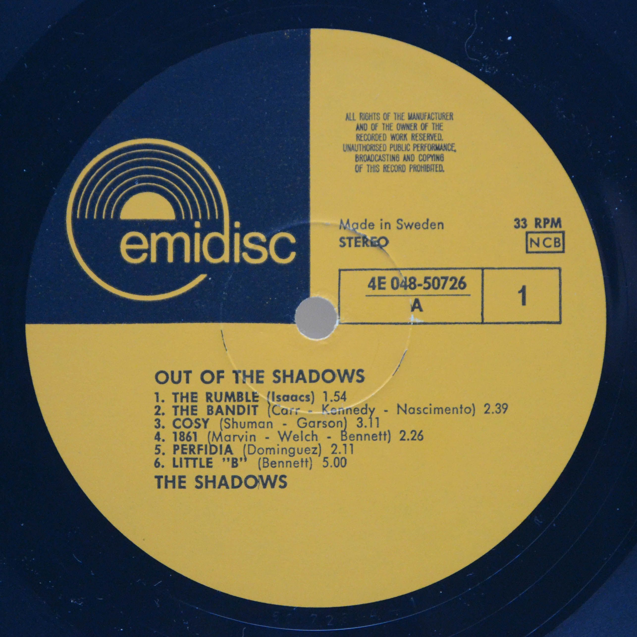 Shadows — Out Of The Shadows, 1962