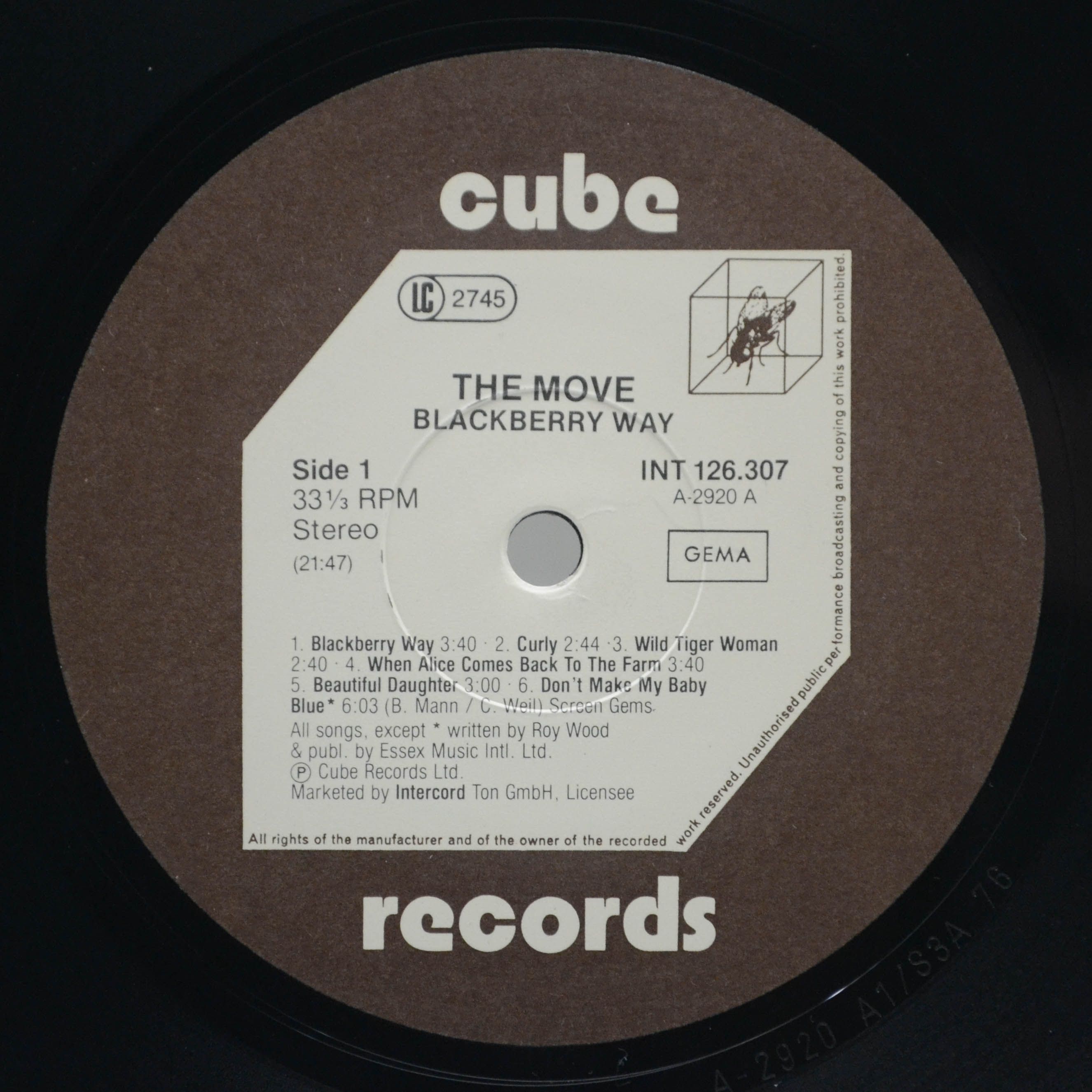 Move — Blackberry Way, 1976