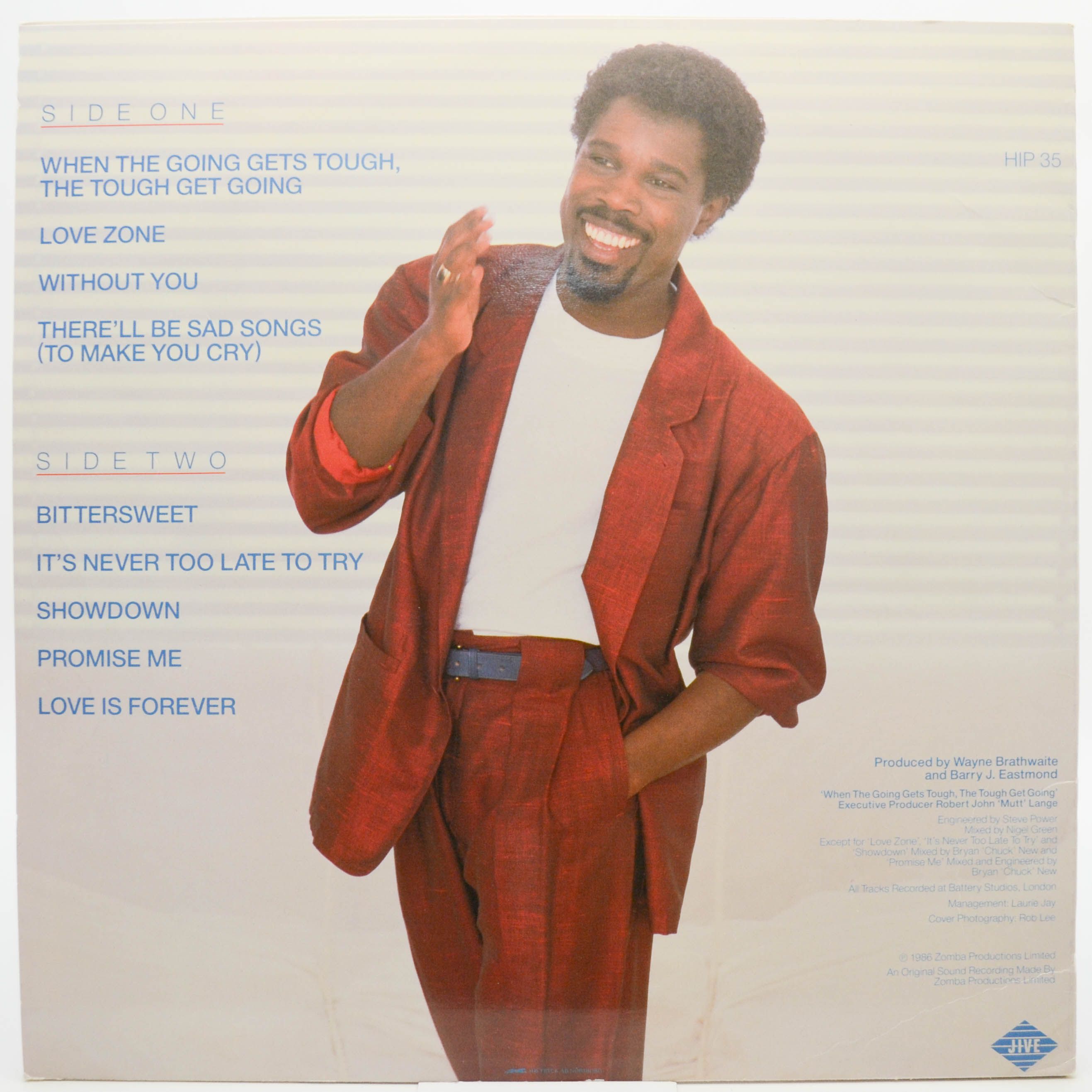 Billy Ocean — Love Zone, 1986