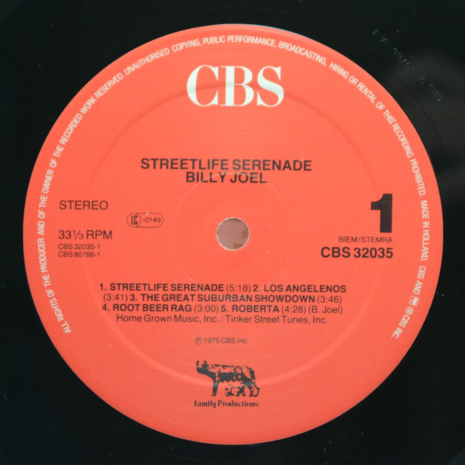 Billy Joel — Streetlife Serenade, 1974