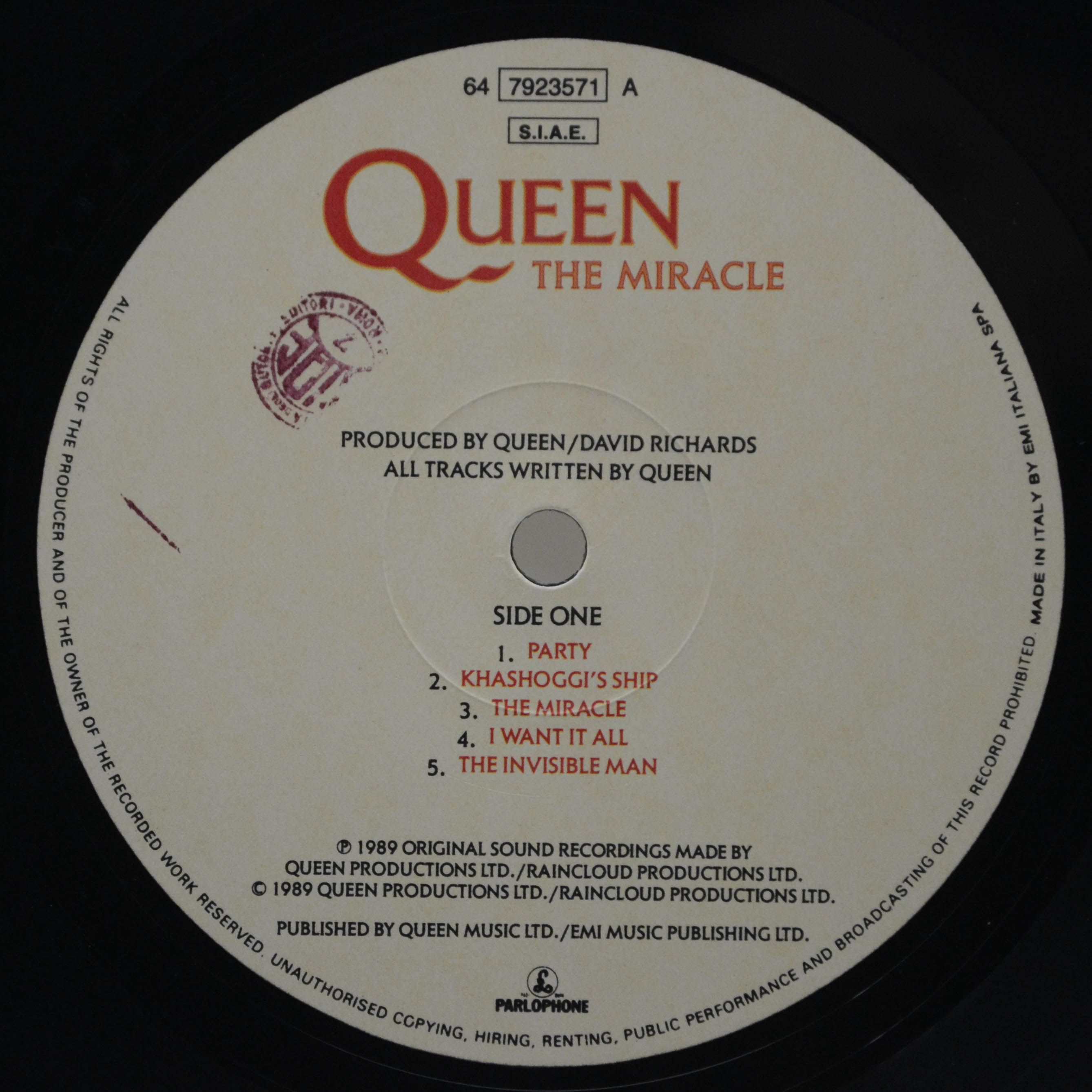 Queen — The Miracle, 1989