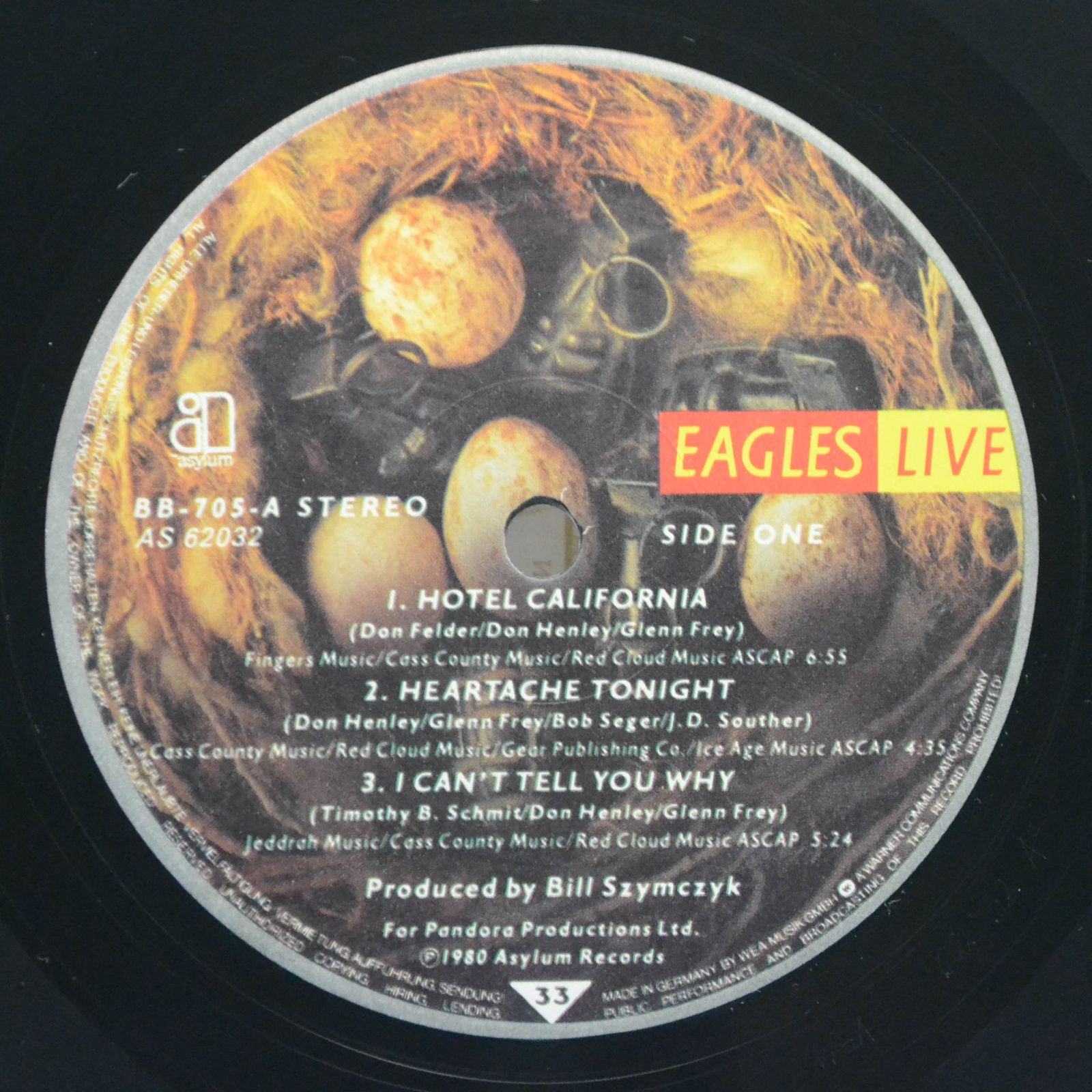 Eagles — Eagles Live (2LP), 1980
