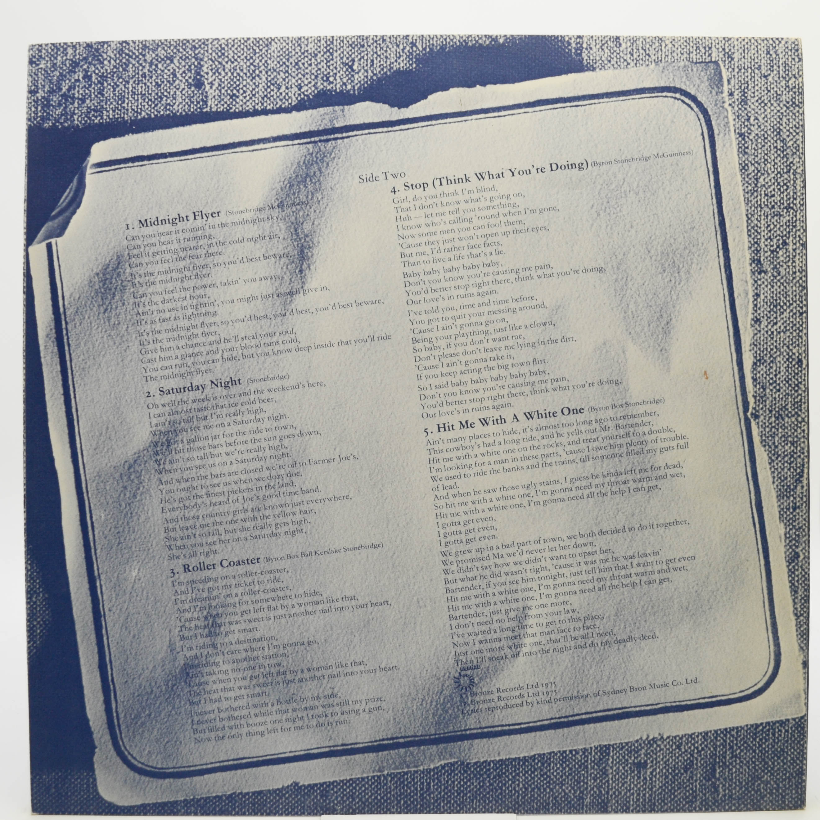 David Byron — Take No Prisoners, 1975