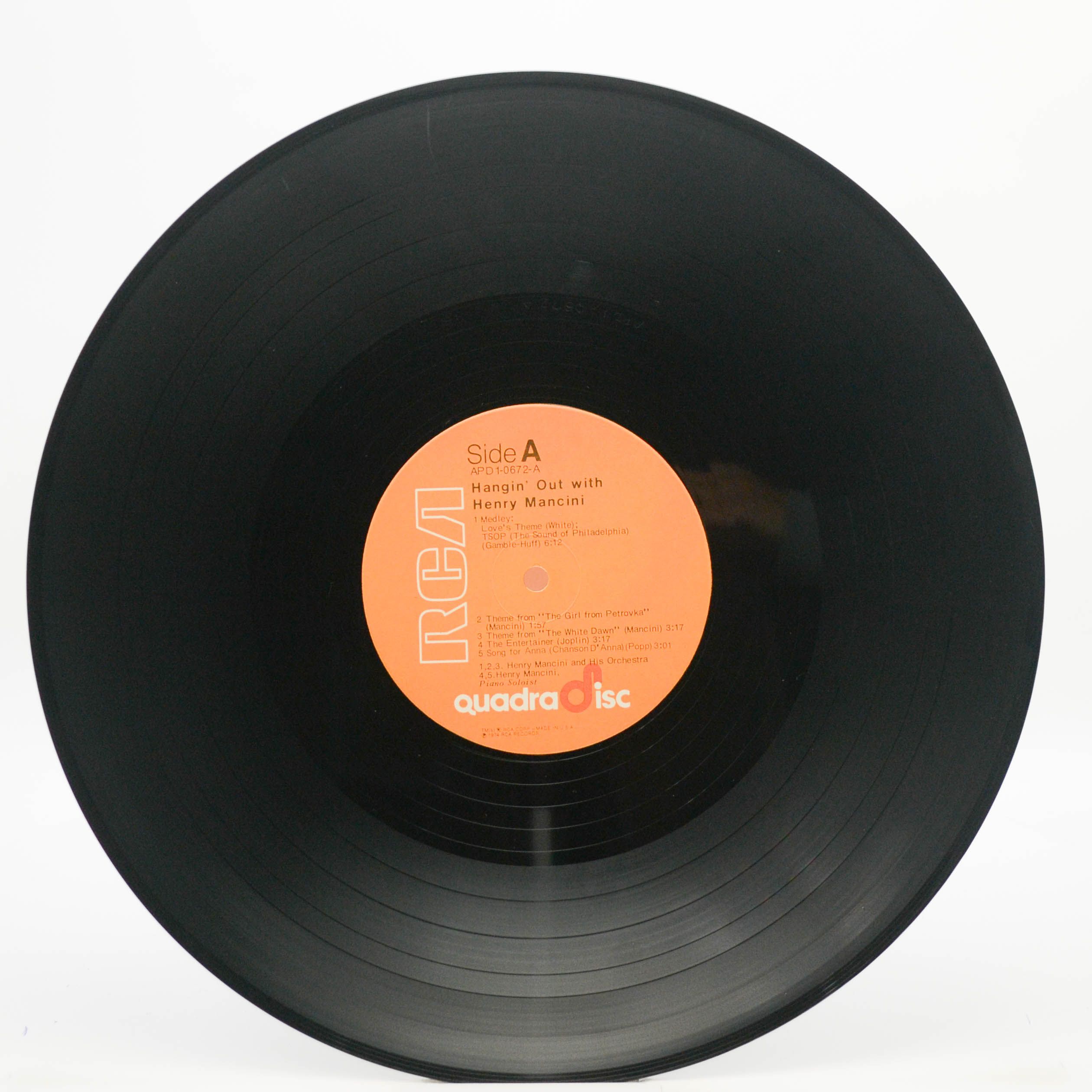 Henry Mancini — Hangin' Out (USA, Quadraphonic), 1974