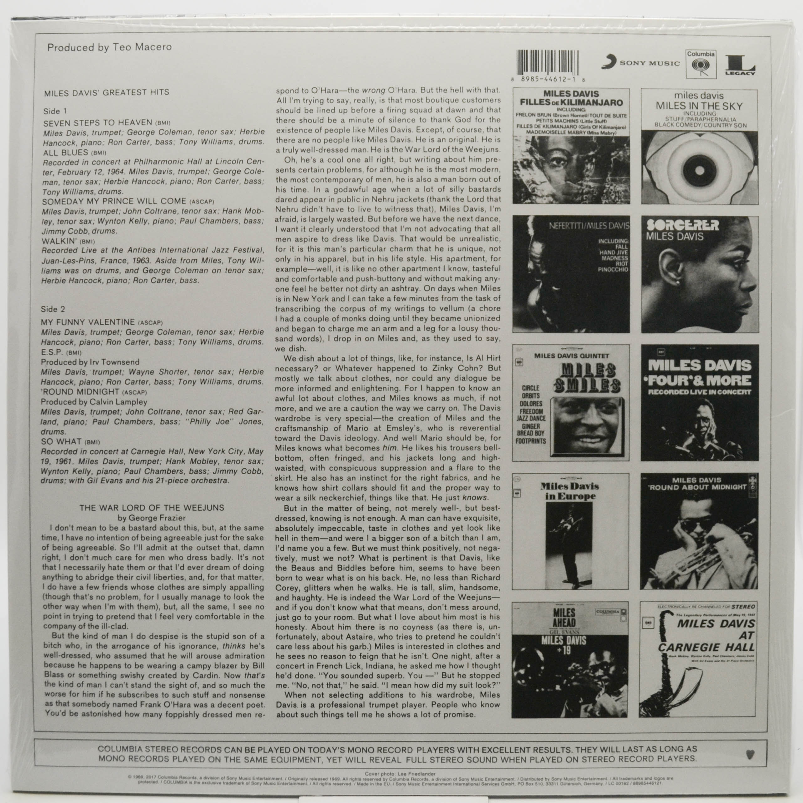 Miles Davis — Miles Davis' Greatest Hits, 1969